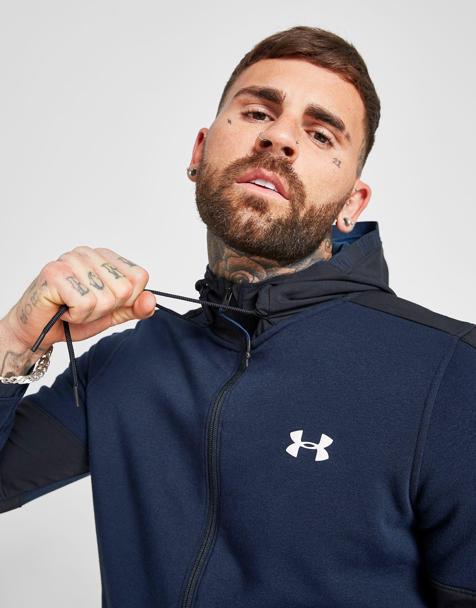 under armour threadborne full zip hoodie