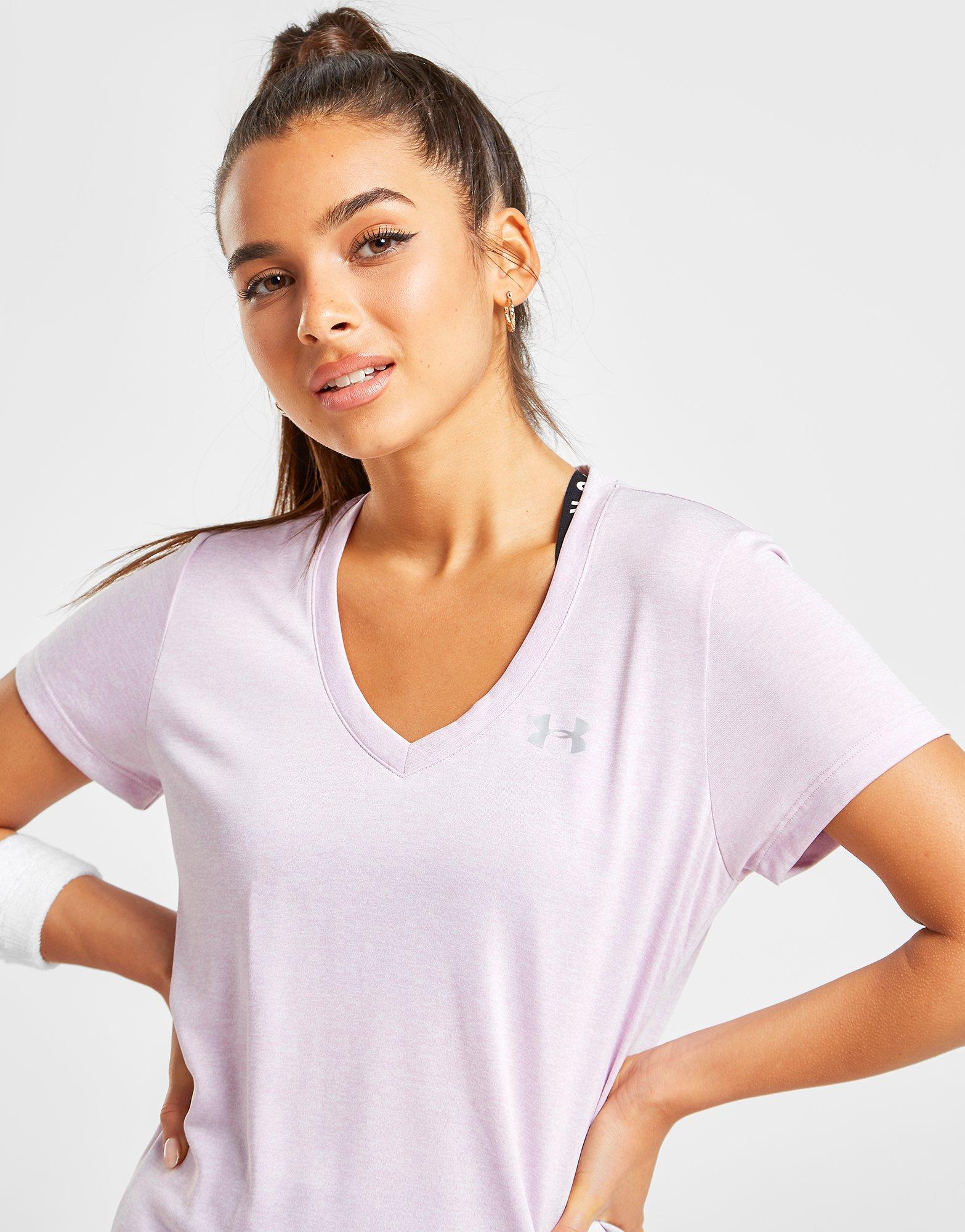 magliette under armour rosa