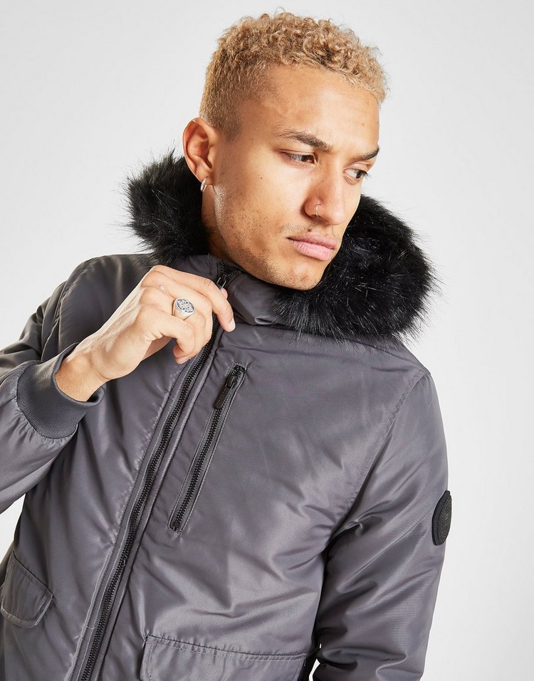 Koop Grijs Supply & Demand Walker Short Parka Jacket Heren JD Sports