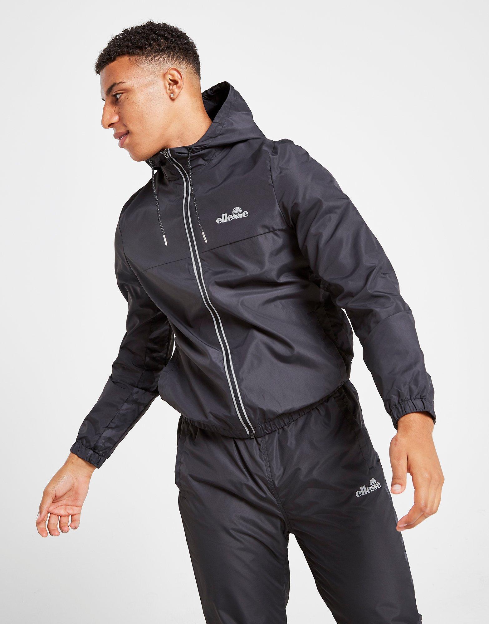 ellesse black tracksuit