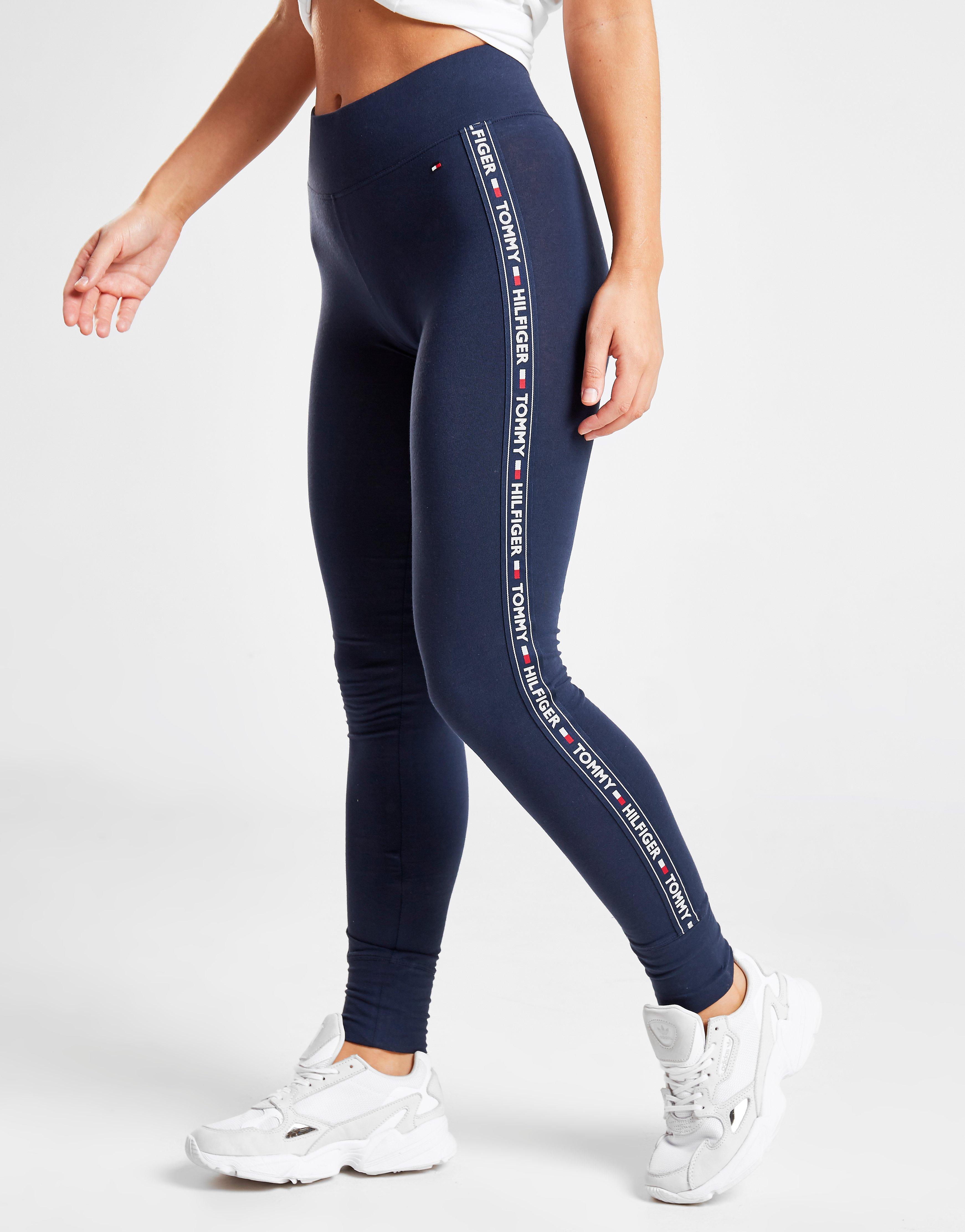 women's tommy hilfiger tape leggings