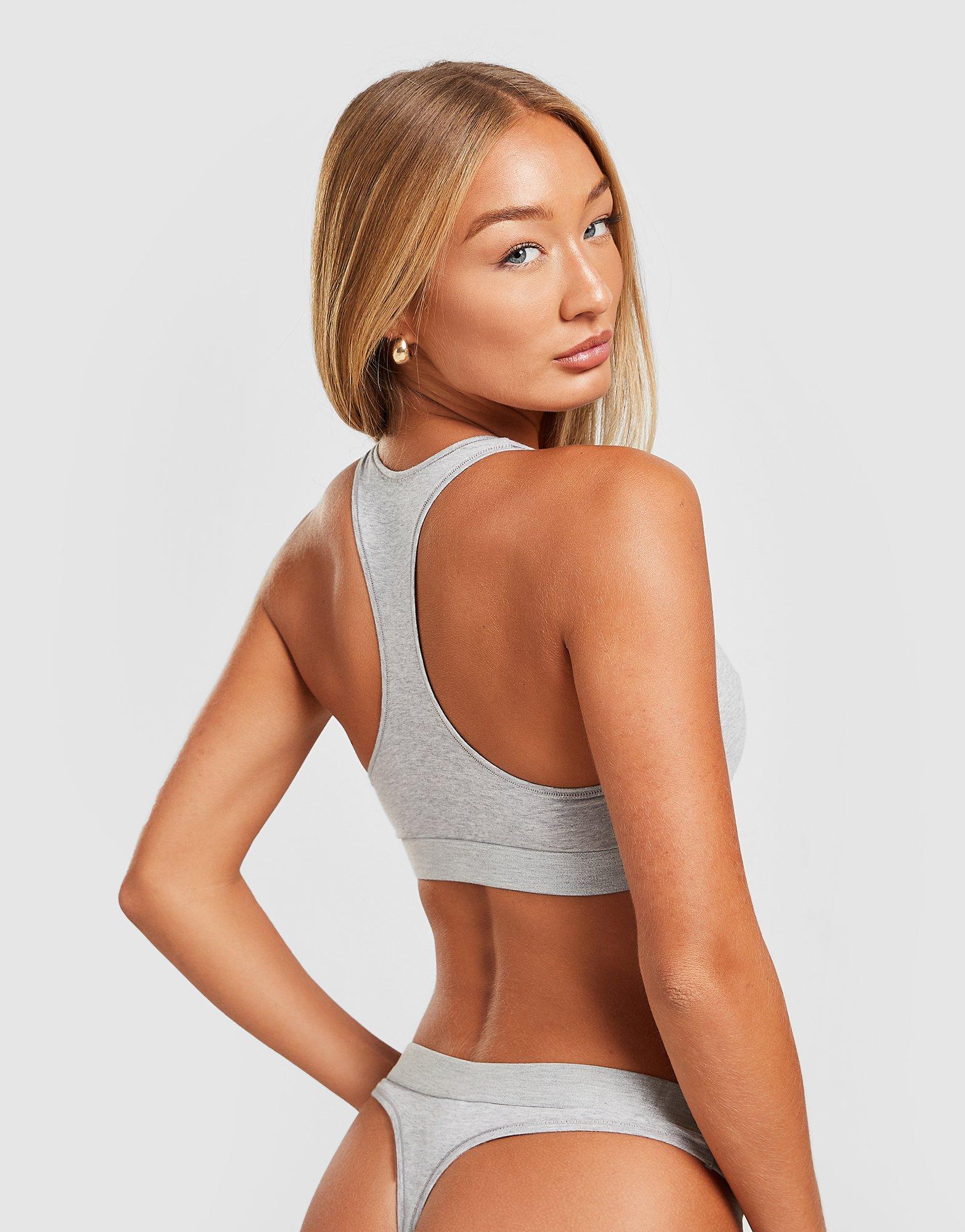 tommy hilfiger grey sports bra