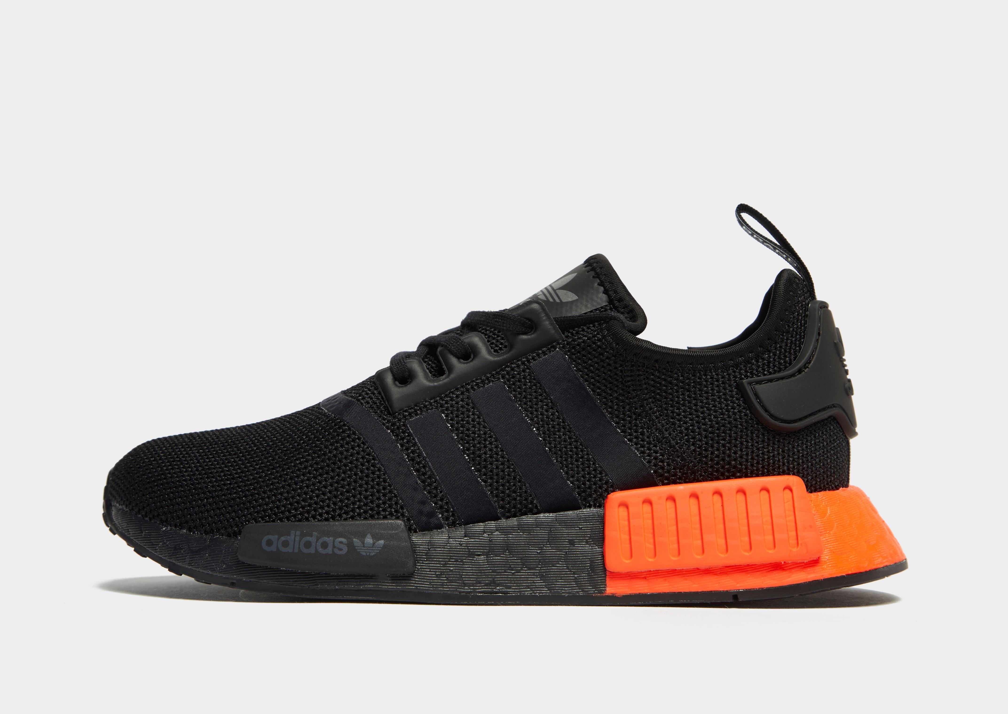 nmd r1 black and orange