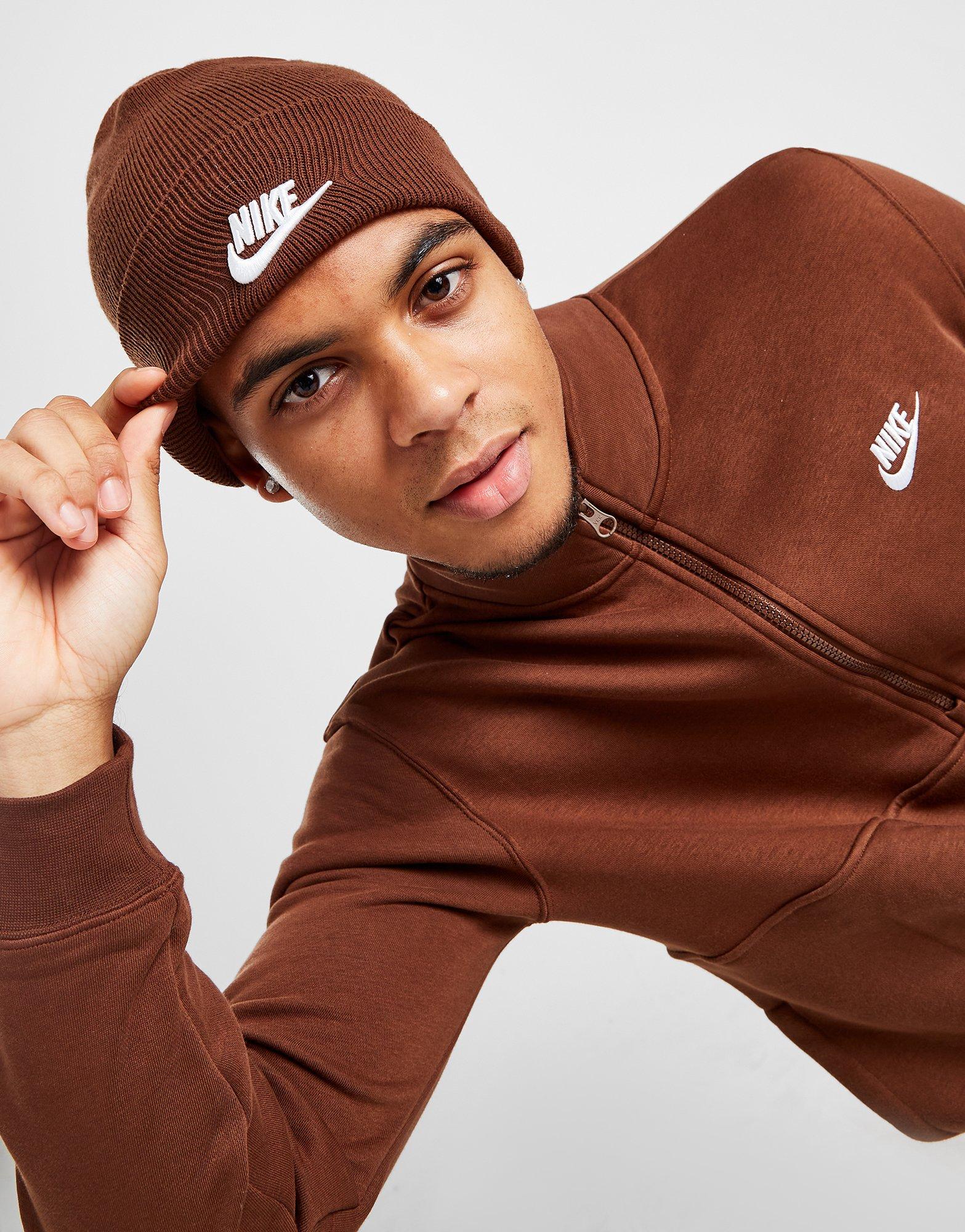 Brown Nike Utility Beanie Hat | JD Sports Global