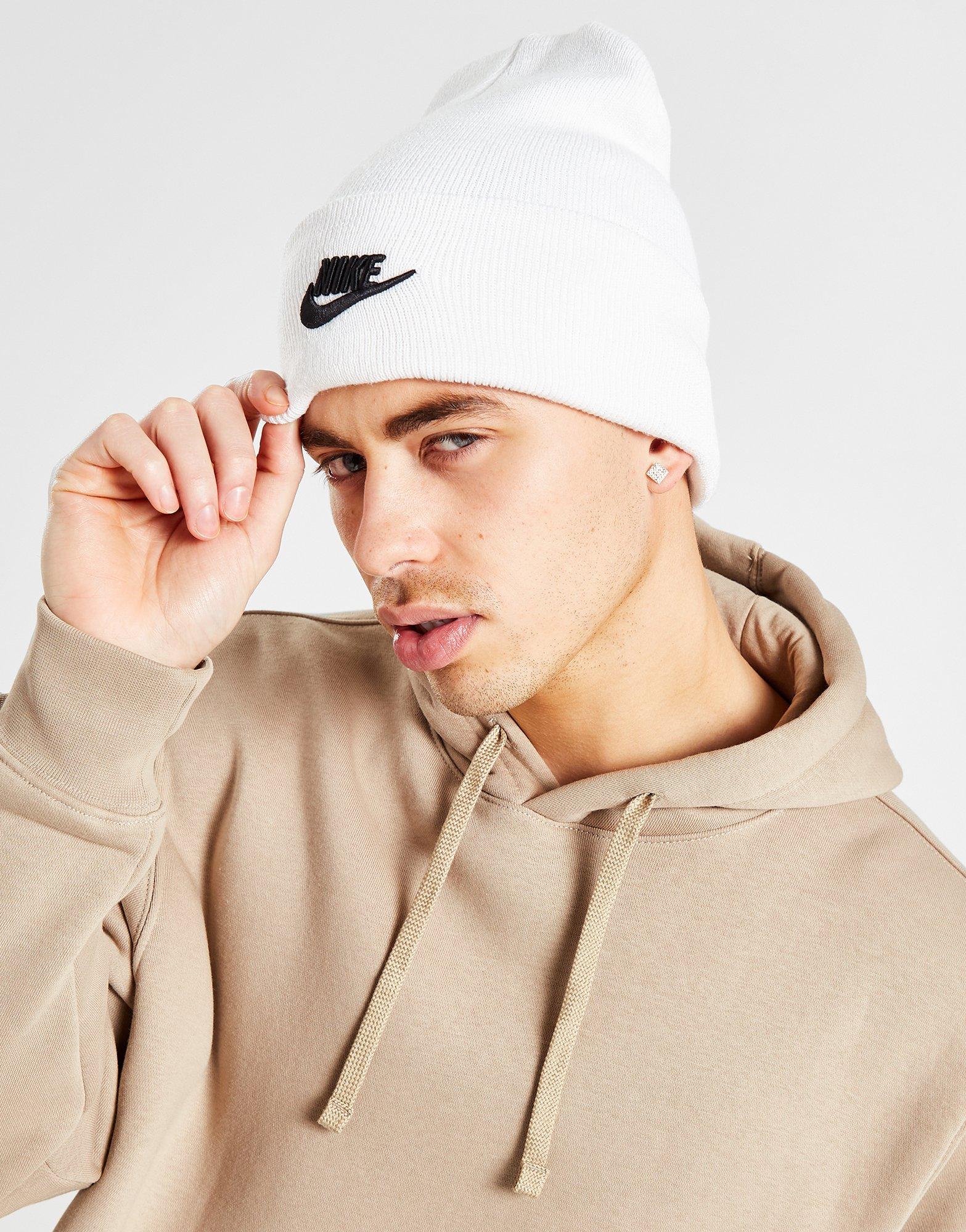 Split Kangoeroe Verlating Wit Nike Utility Beanie Hat - JD Sports Nederland