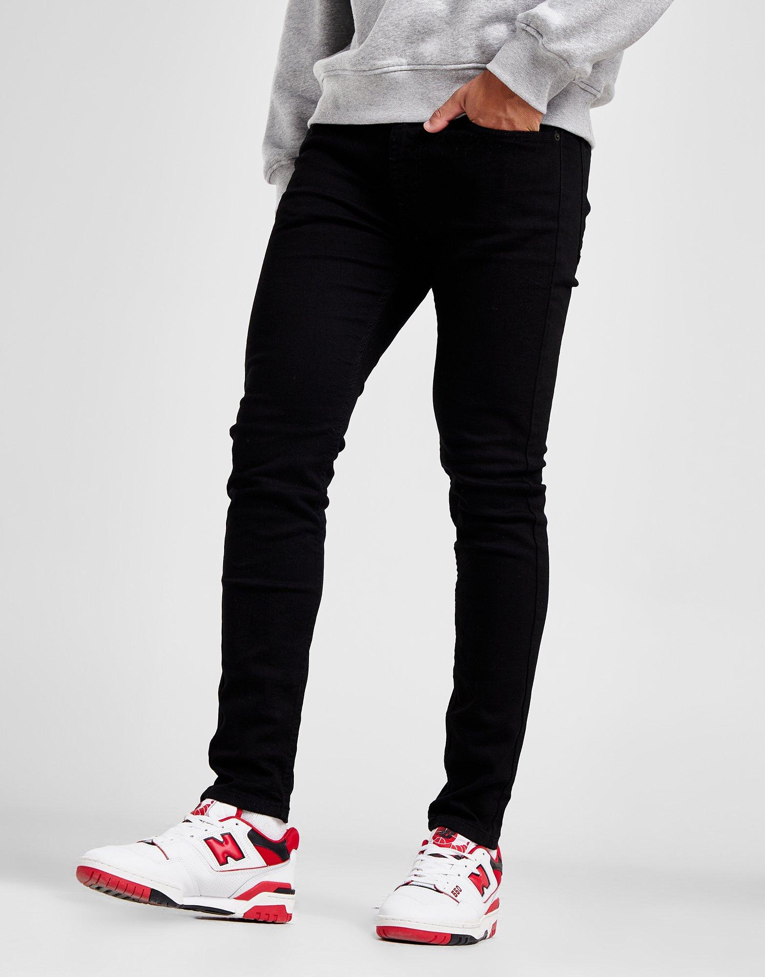 black skinny levis