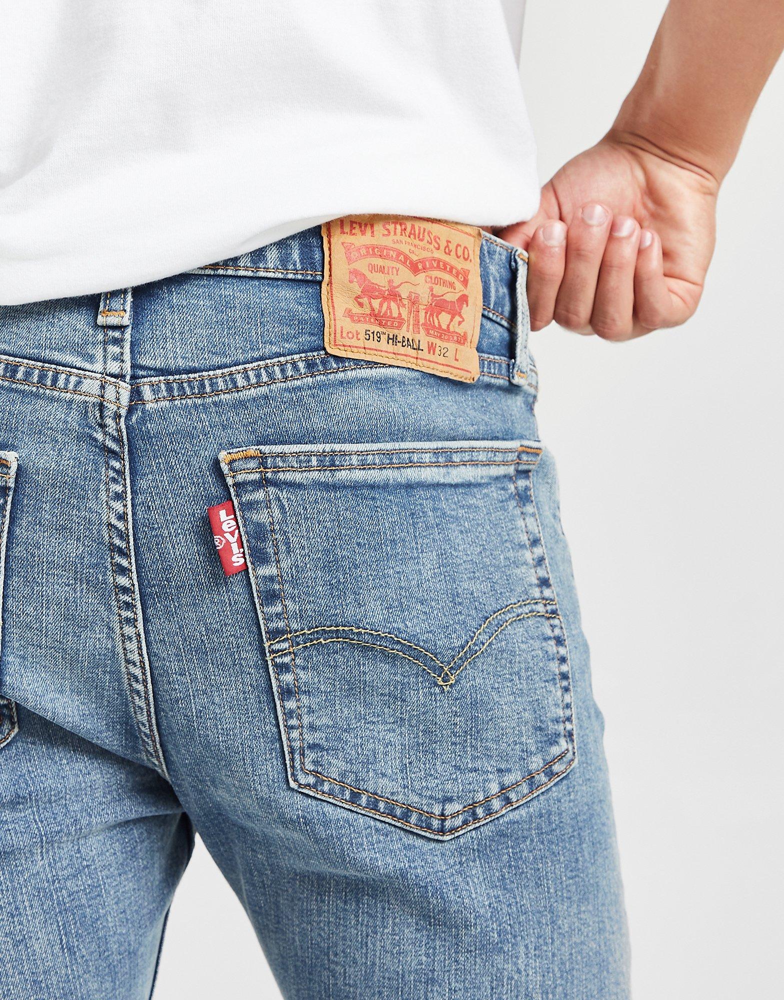 Blauw Levis Skinny Hi-Ball Jeans | JD 