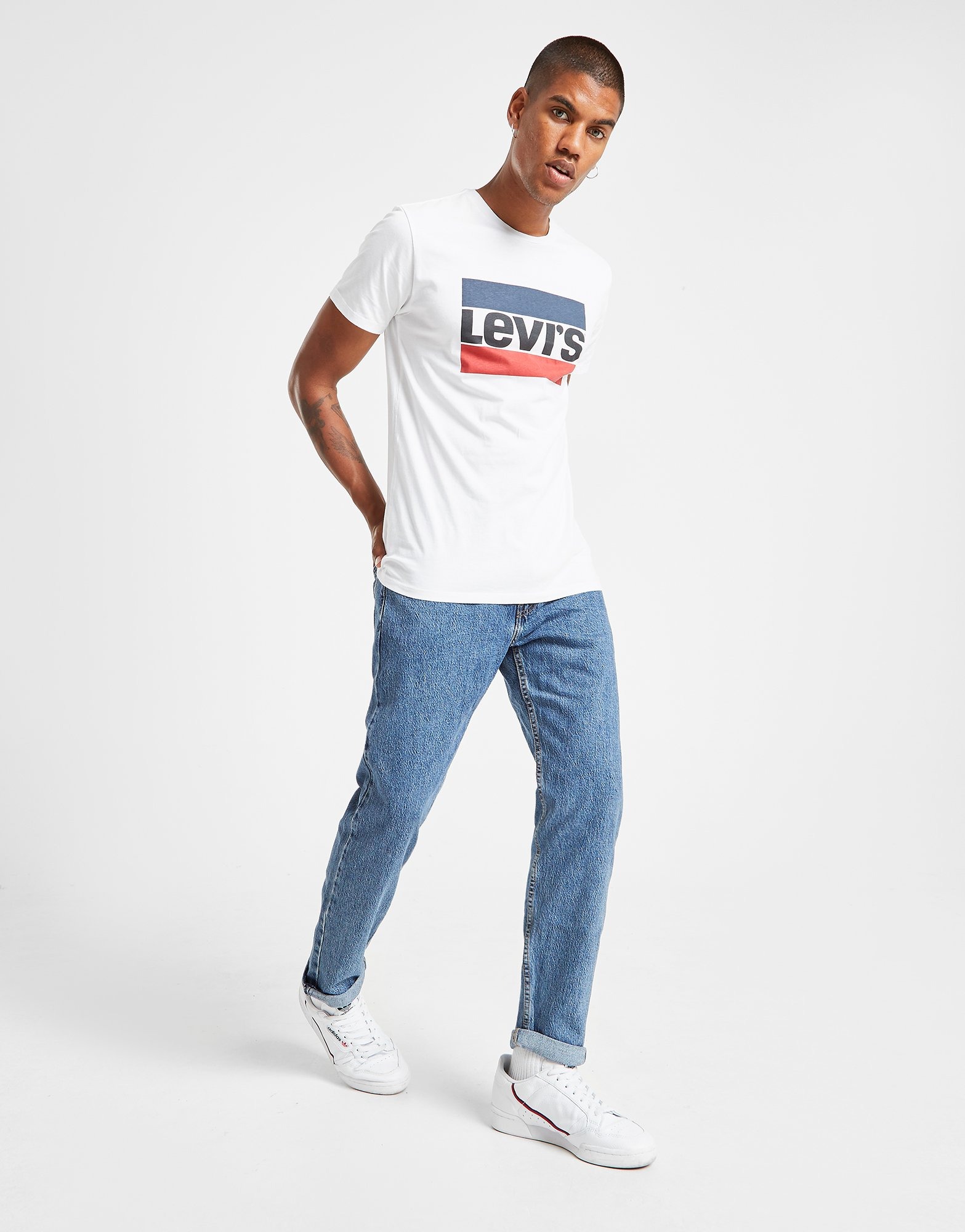 Buy Blue Levis HiBall Roll Jeans JD Sports JD Sports Ireland