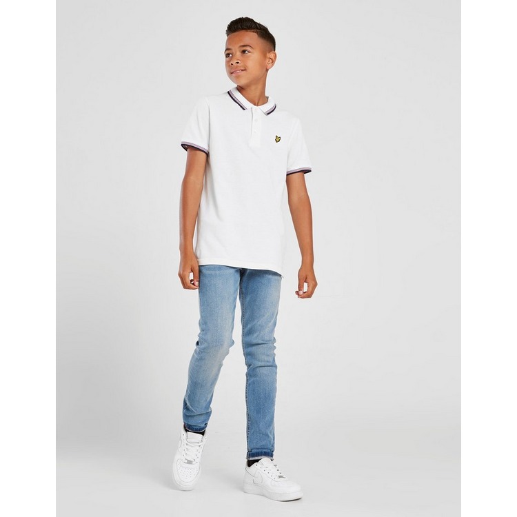 Lyle & Scott Small Logo Tipped Polo Shirt Junior