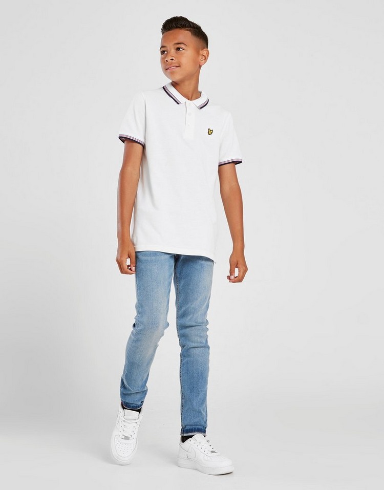 Lyle & Scott Small Logo Tipped Polo Shirt Junior