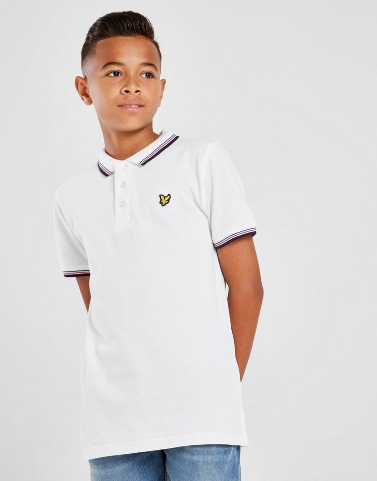 Lyle & Scott Small Logo Tipped Polo Shirt Junior