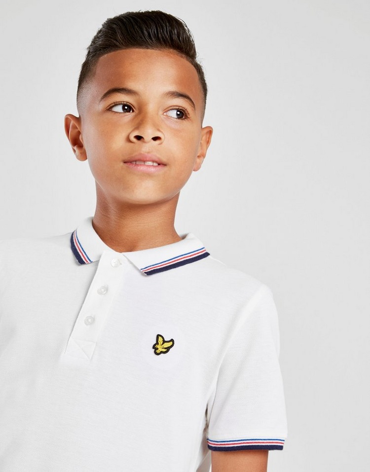 Lyle & Scott Small Logo Tipped Polo Shirt Junior