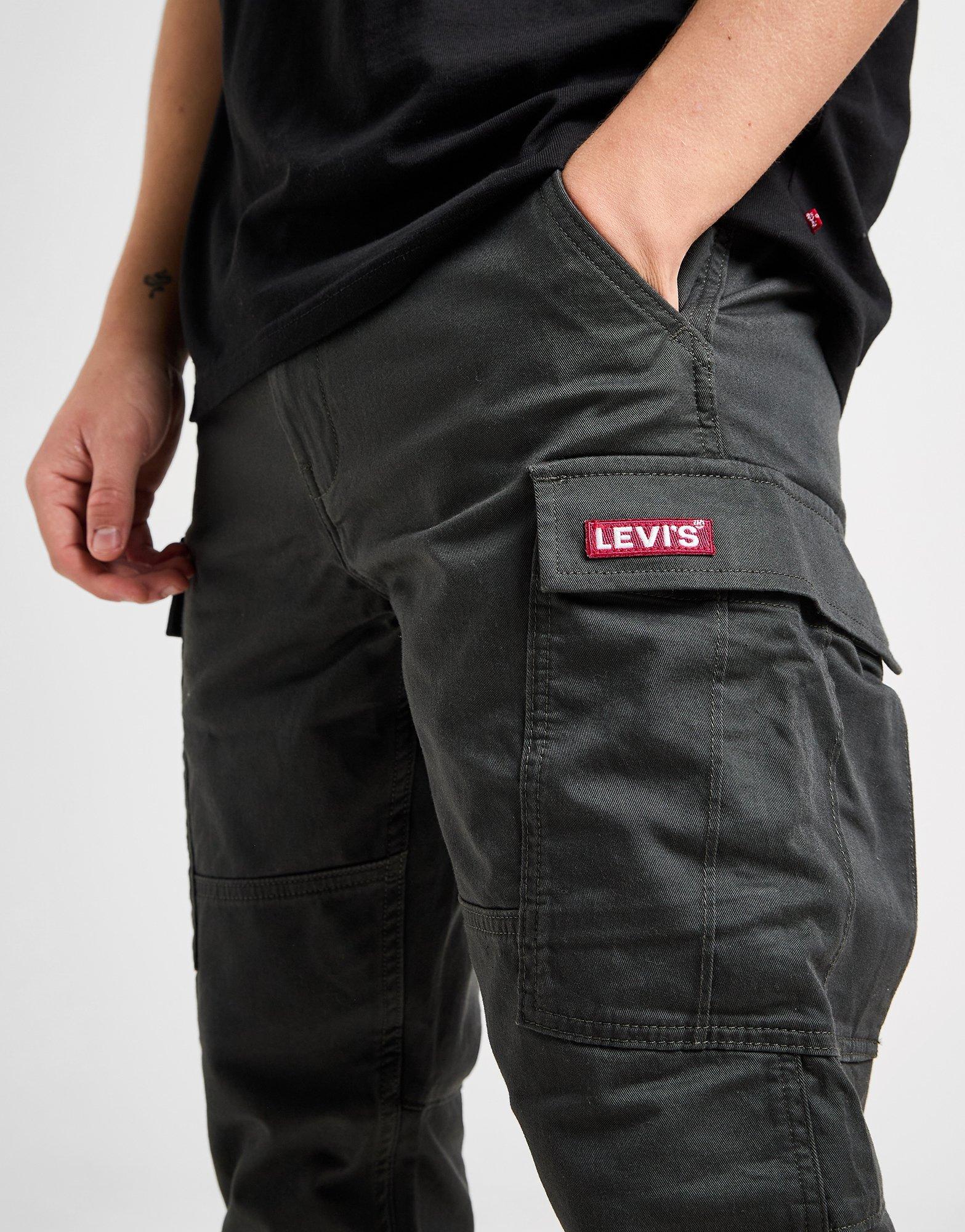 Black LEVI'S Baggy Cargo Track Pants - JD Sports