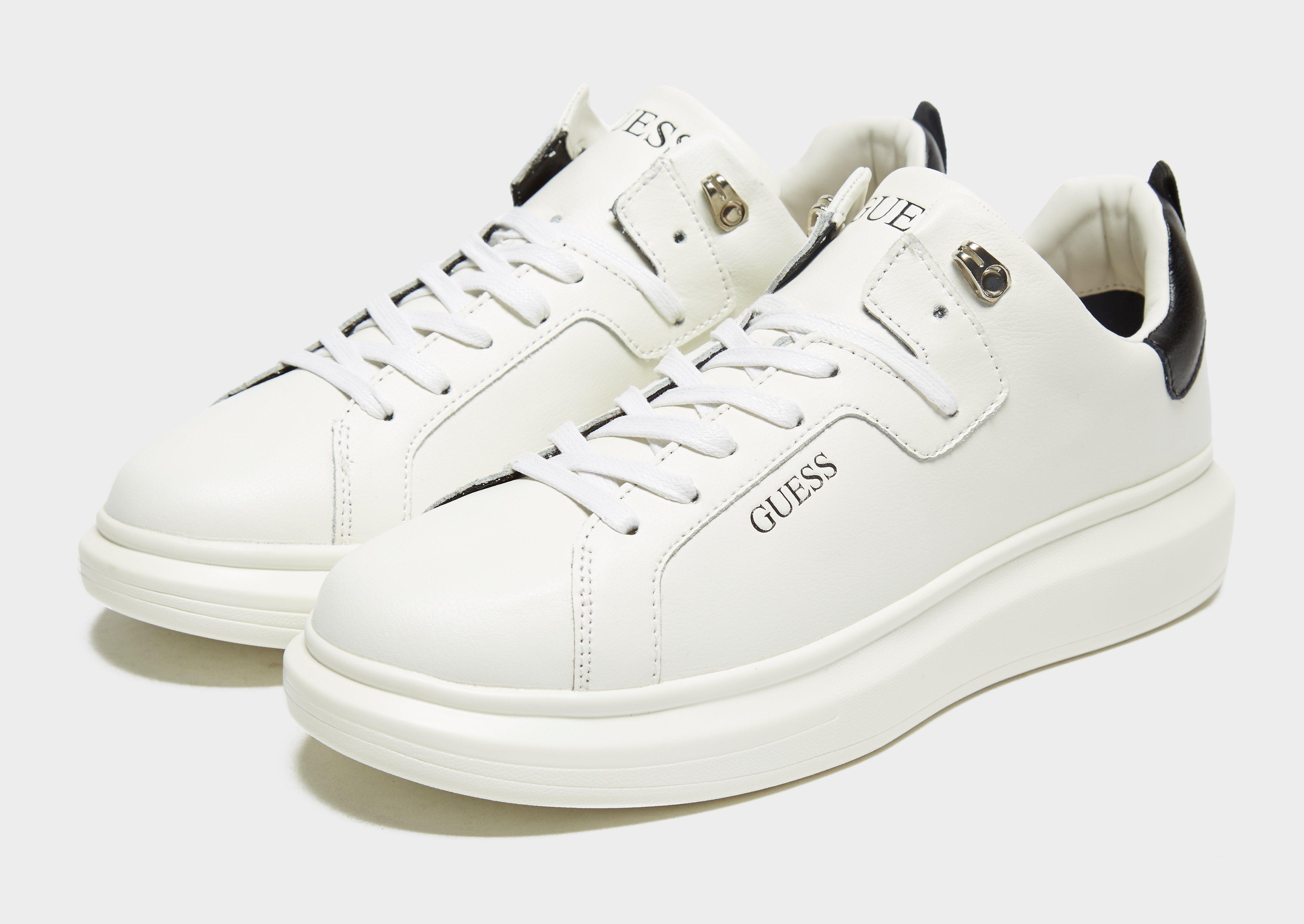 guess white trainers