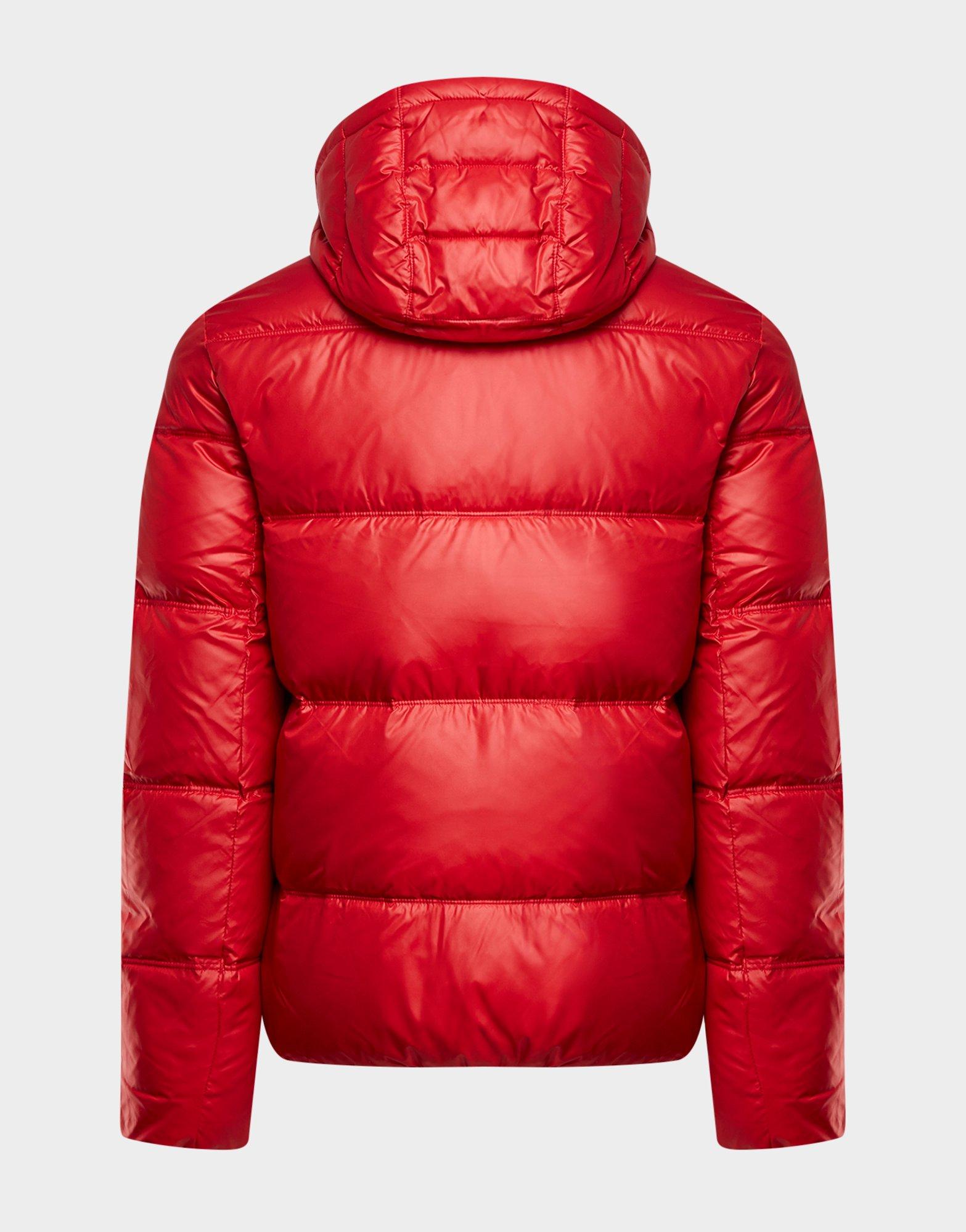 guess red jacket mens