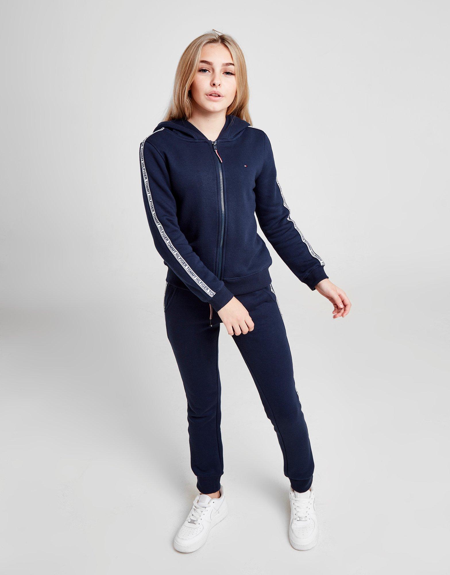 tommy hilfiger girls tracksuit