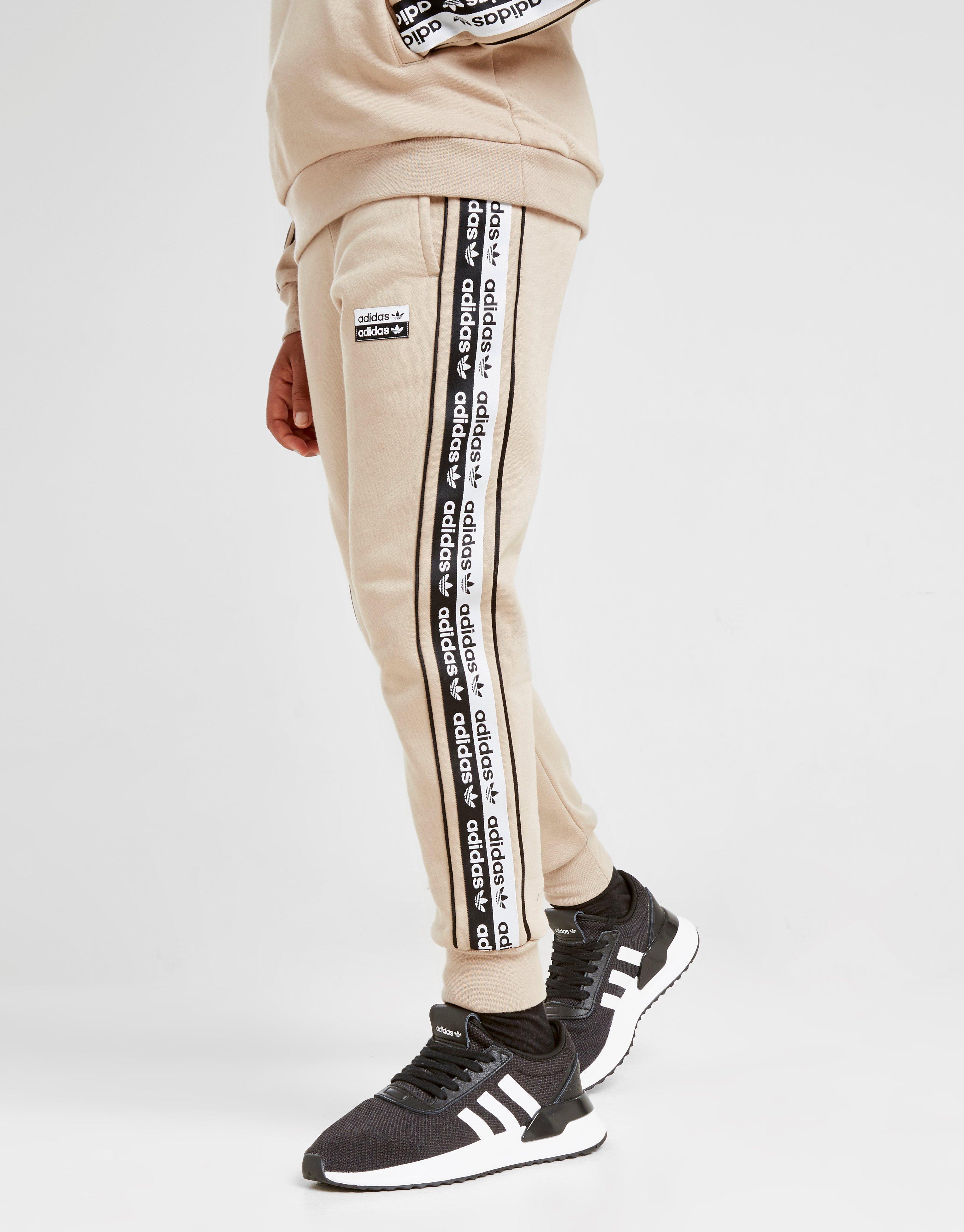 adidas tape joggers
