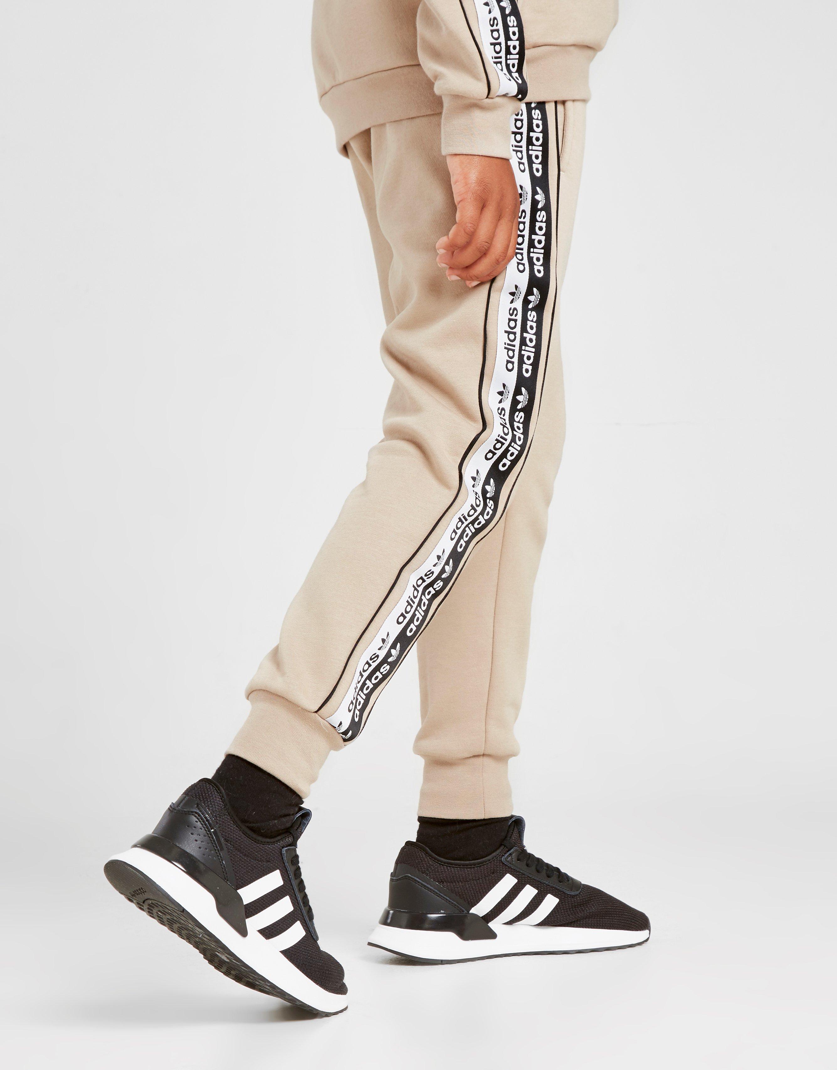 adidas tape joggers