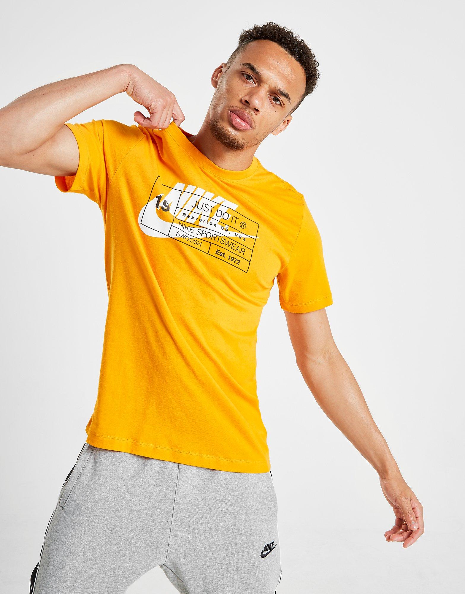 t shirt nike homme orange