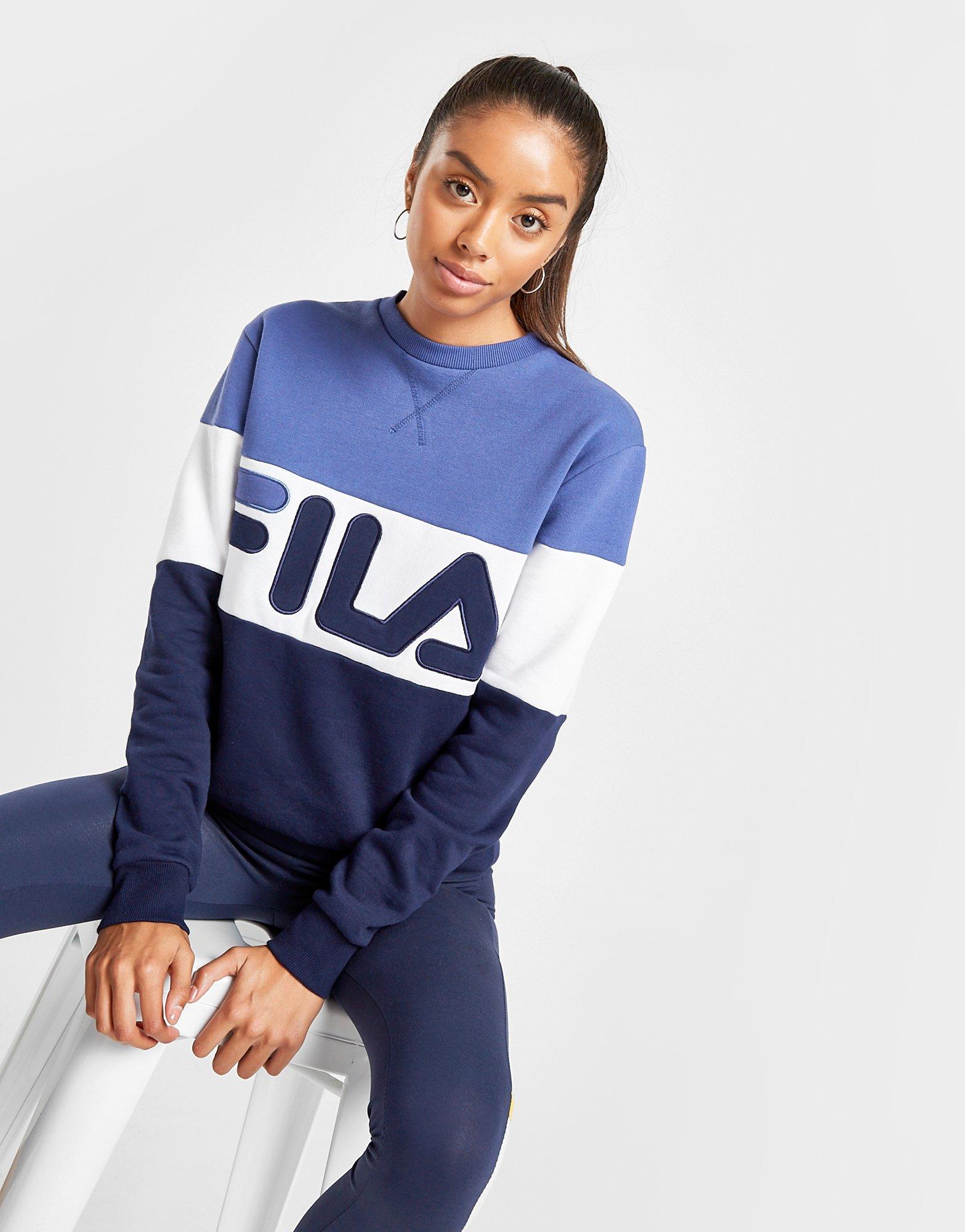 Fila Sudadera Con Panel Logo Boyfriend Online, 59%.