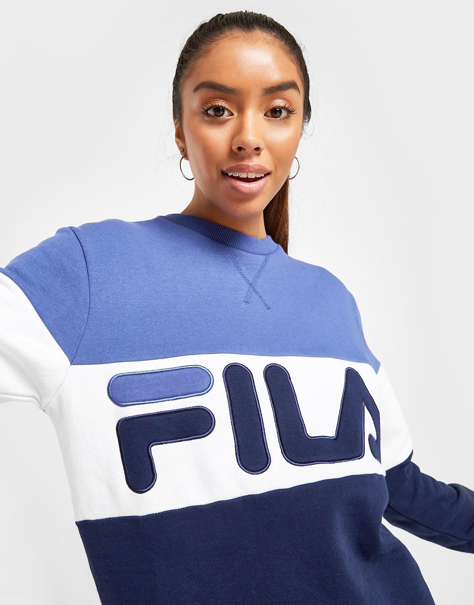 felpa fila celeste