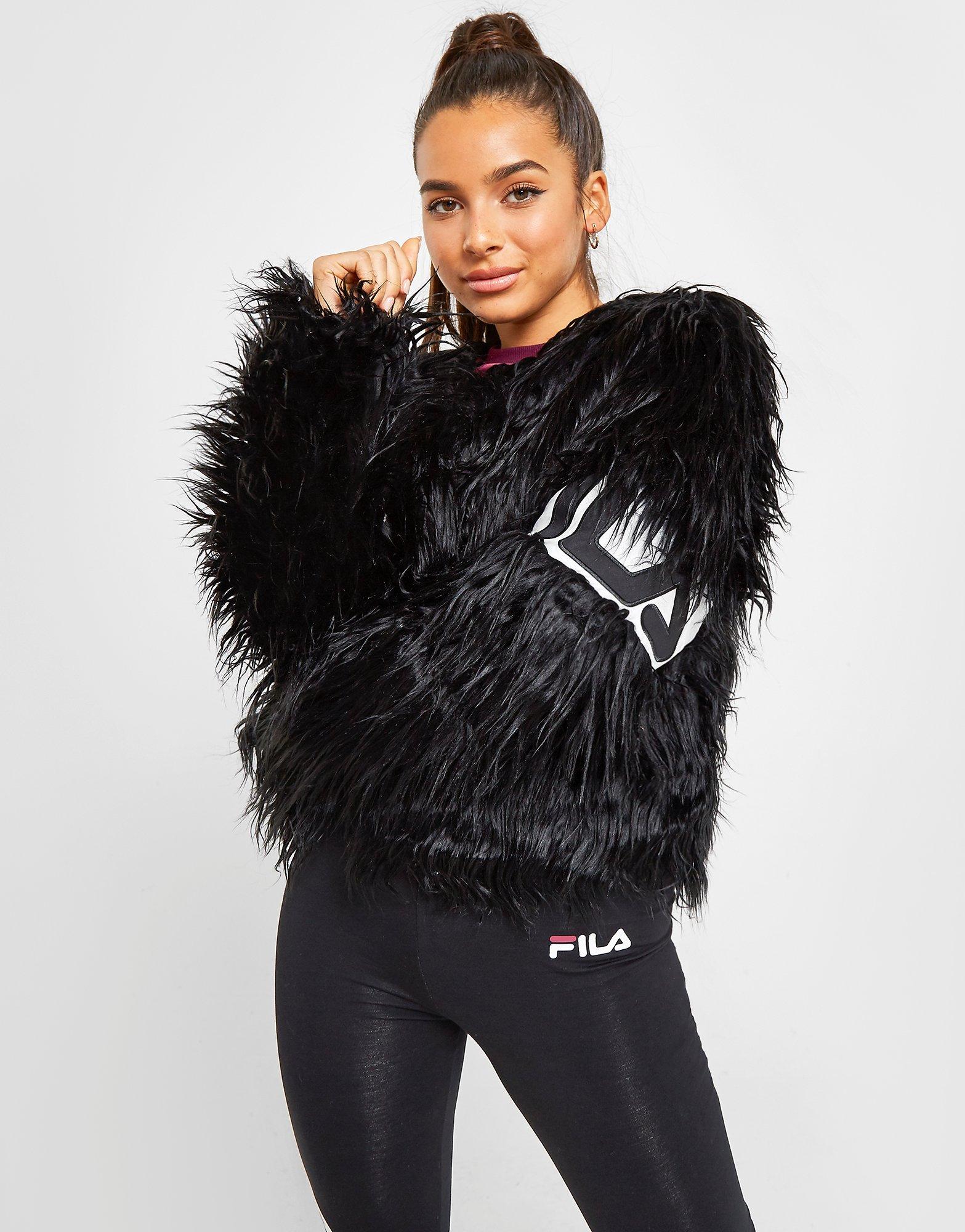 fur fila jacket