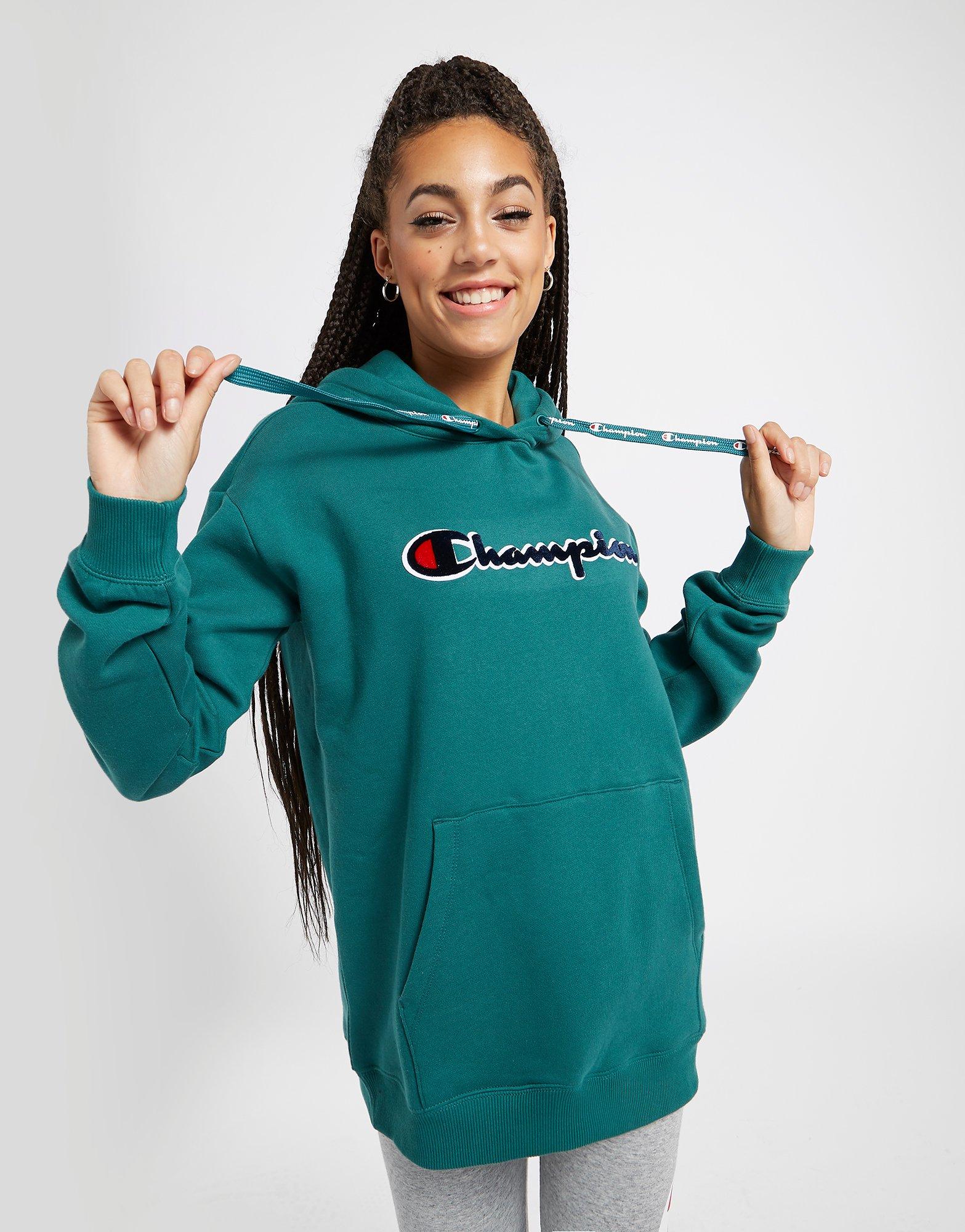 champion logo boyfriend hoodie