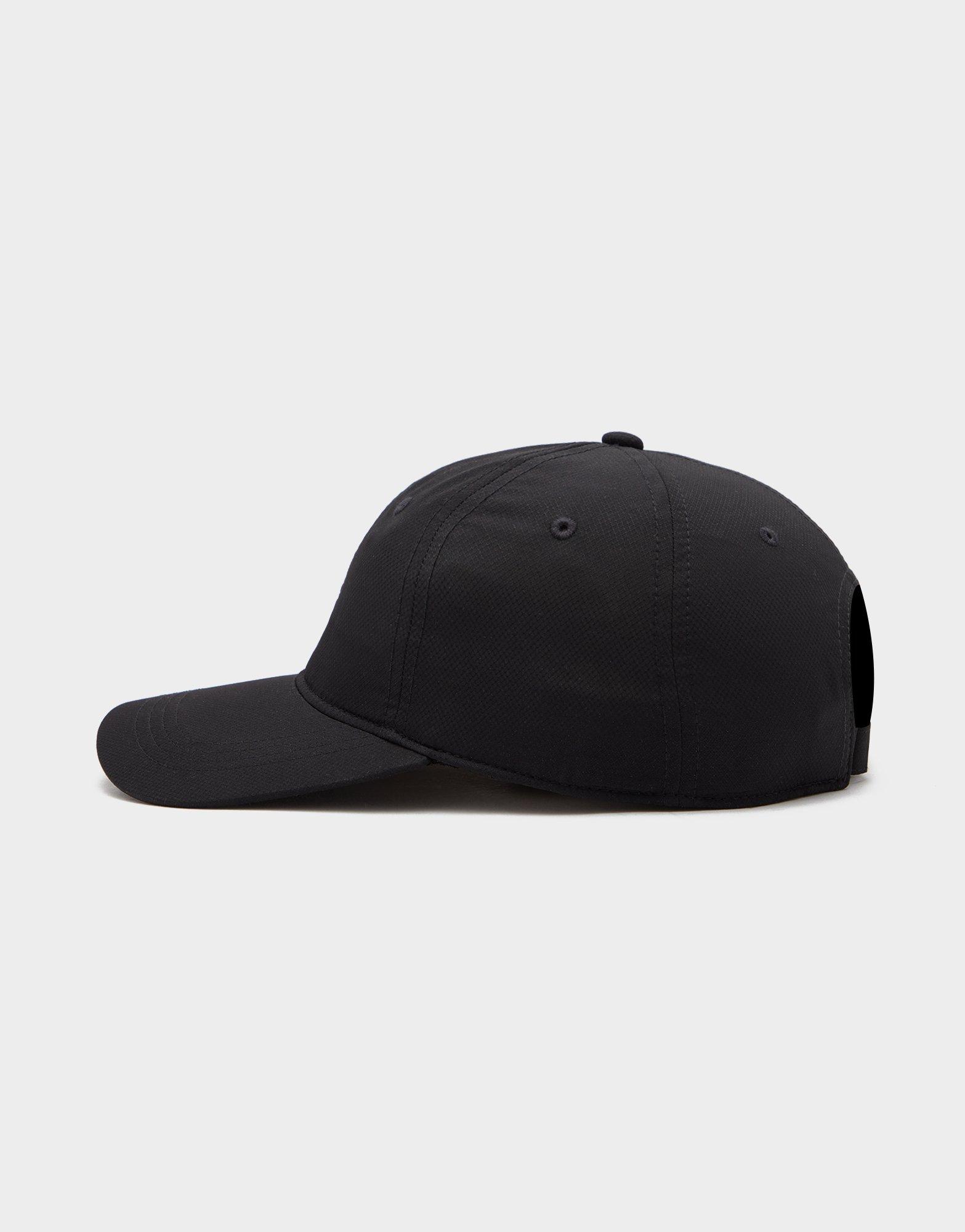 black lacoste hat
