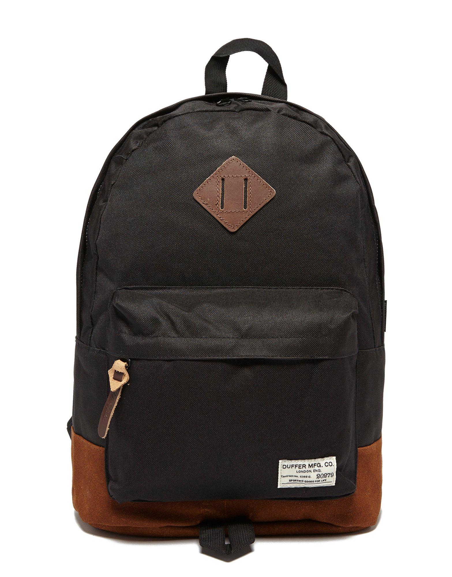 Svart Duffer of St George Oakwood Backpack JD Sports Sveirge