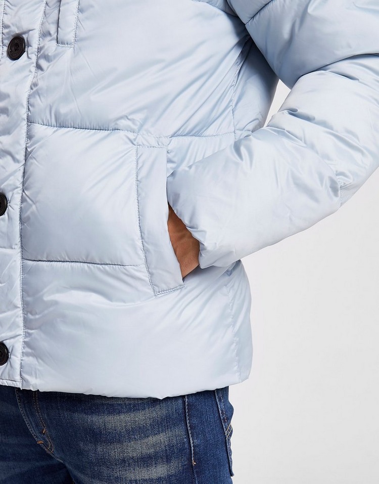 Lyle & Scott Fur Trim Bubble Jacket