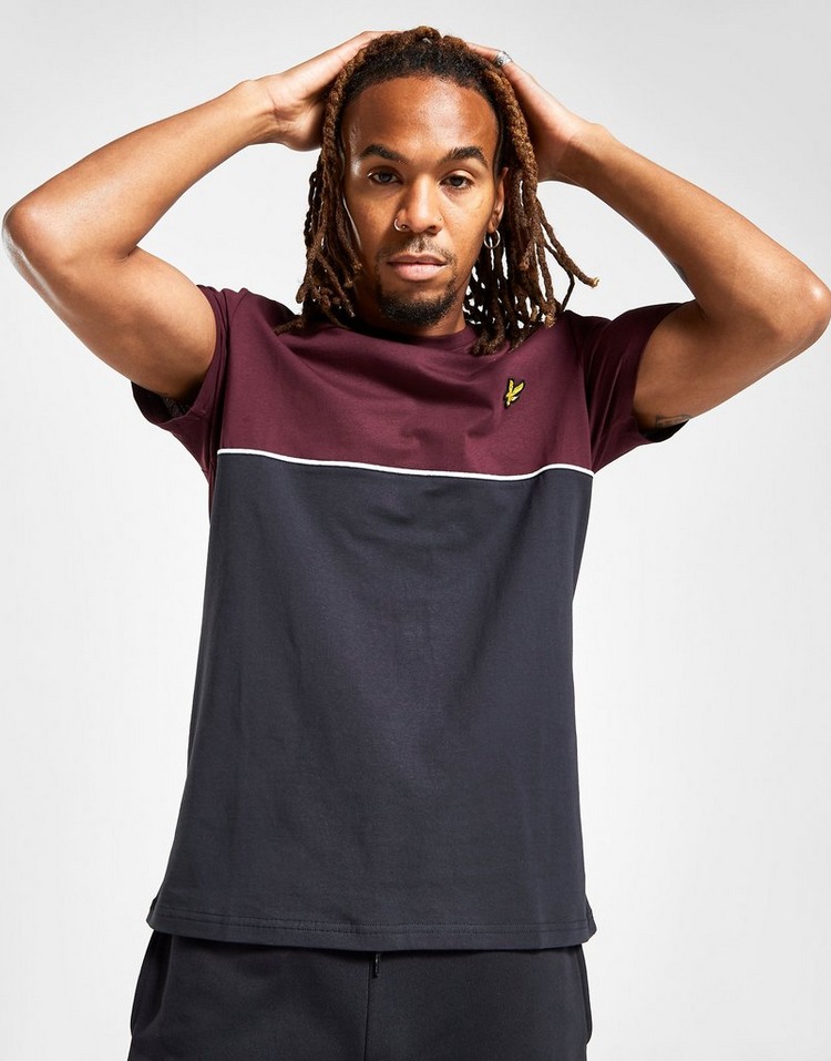 Lyle & Scott Colour Block Piping T-Shirt