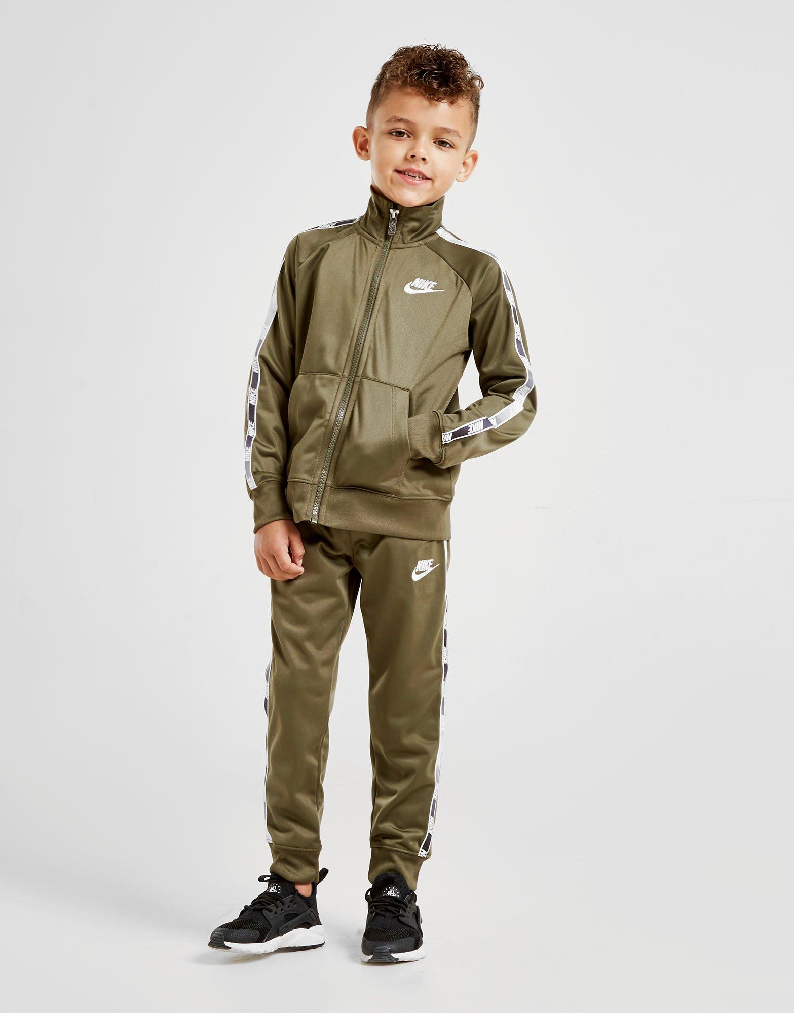 nike khaki tracksuit