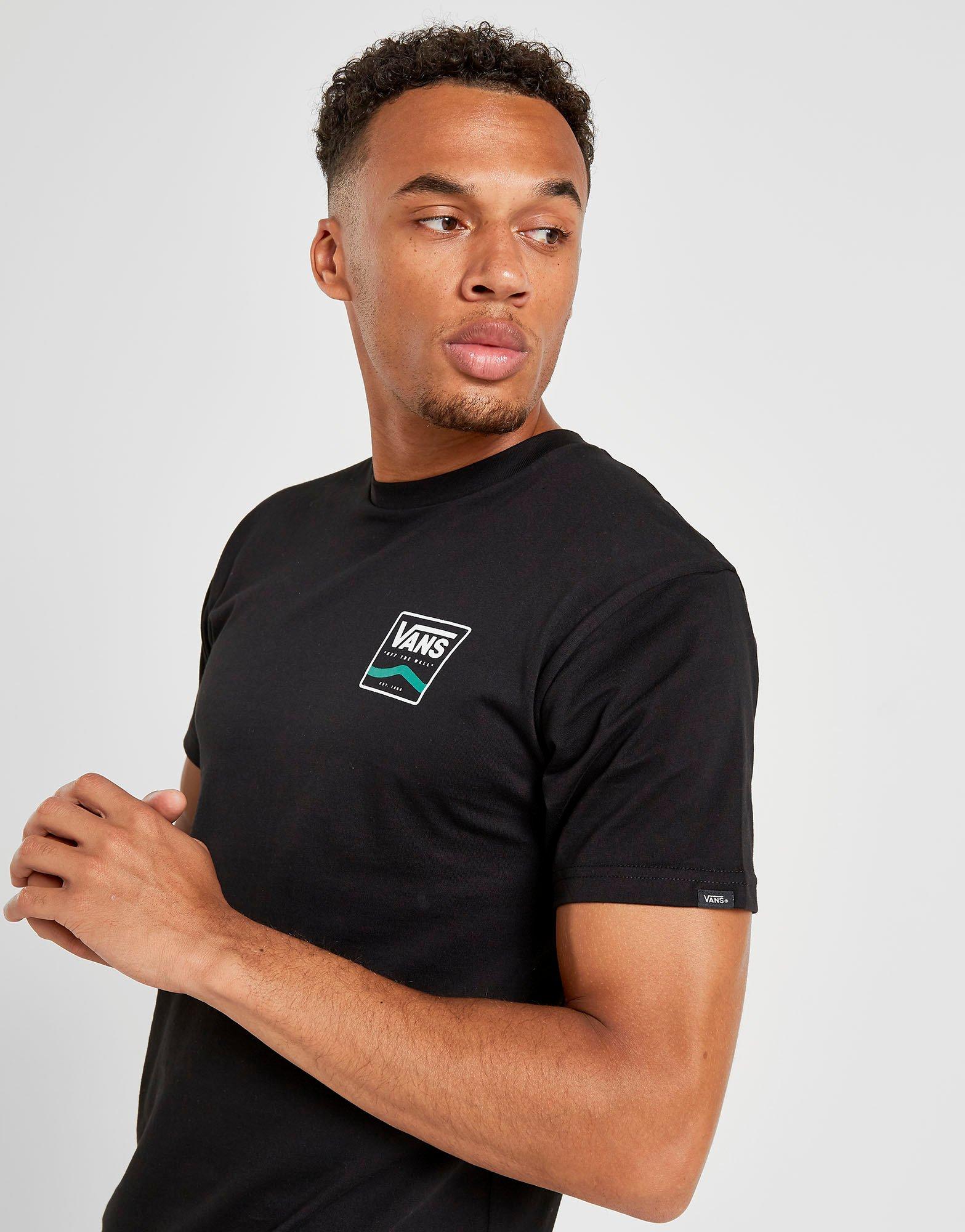 t shirt vans homme verte