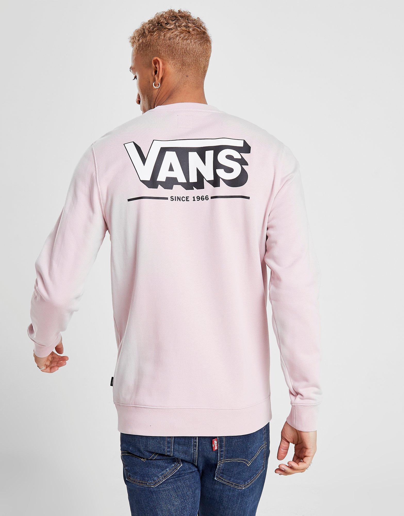 sudaderas vans hombre rosas