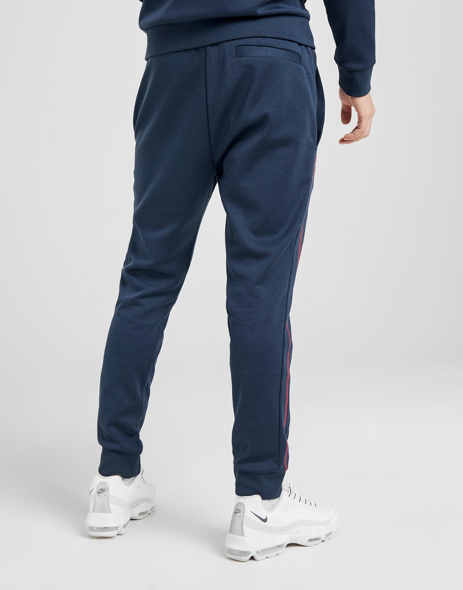 lacoste slim cuffed jogging bottoms