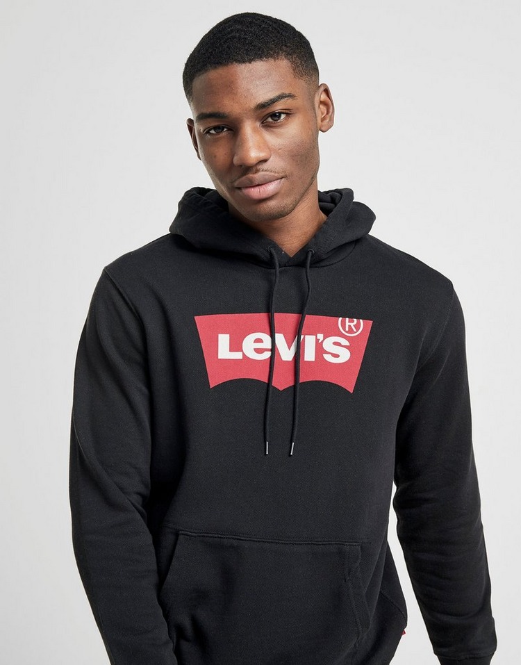 Buy Black Levis Batwing Overhead Hoodie | JD Sports | JD Sports Ireland