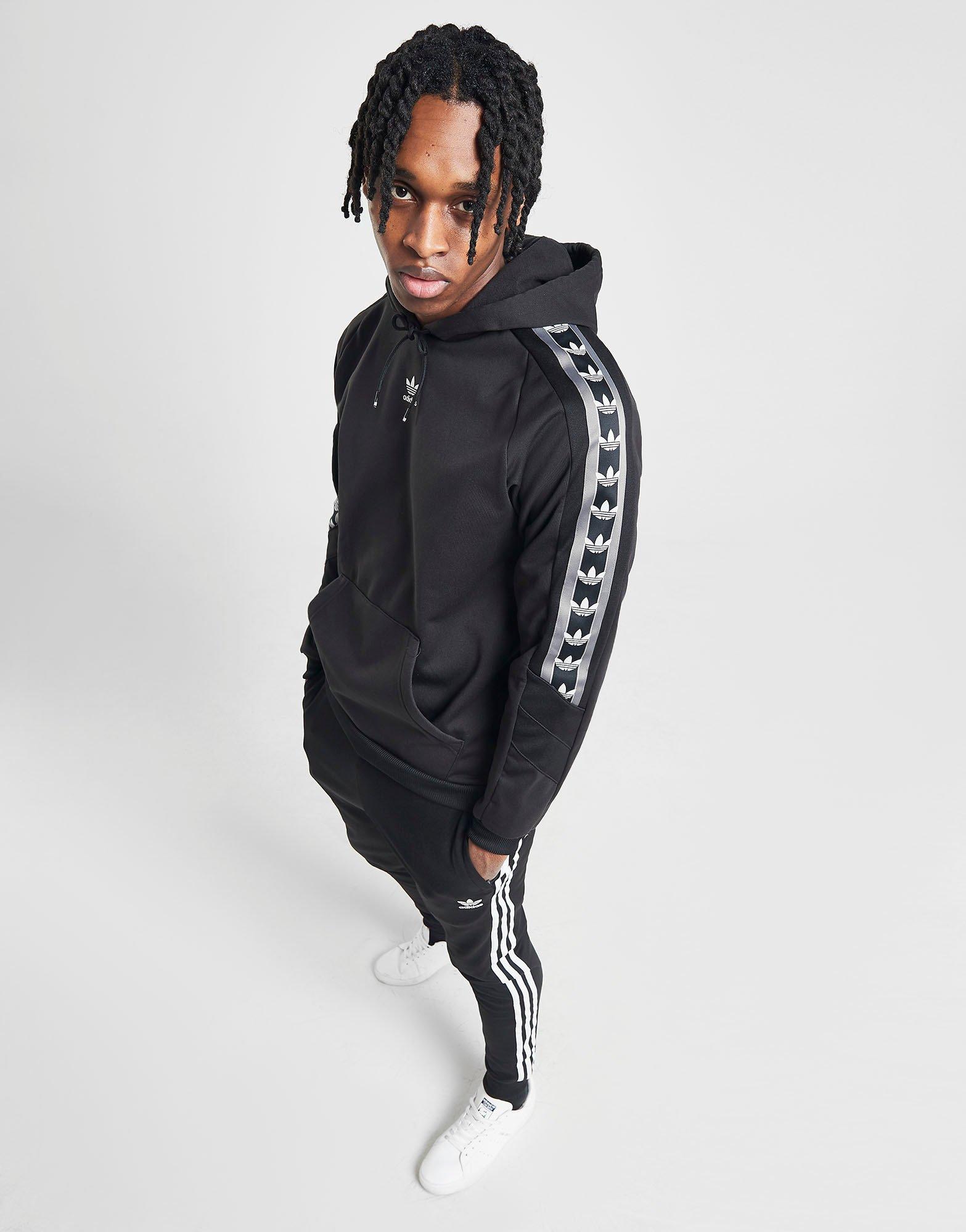 adidas originals overhead tape hoody