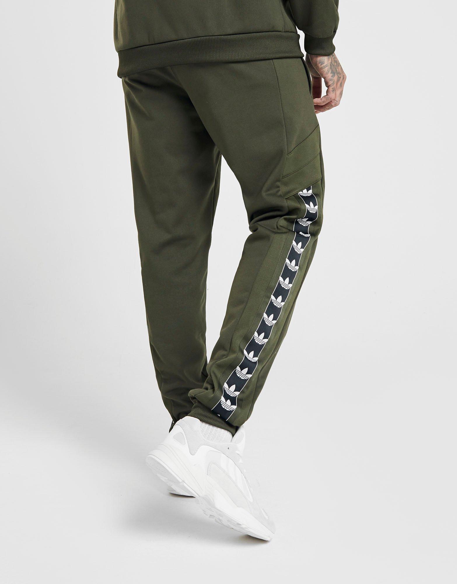 green adidas pants