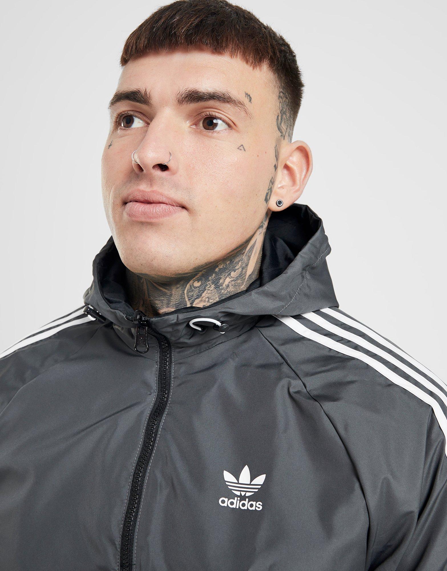 adidas linear 2.0 reversible windbreaker jacket