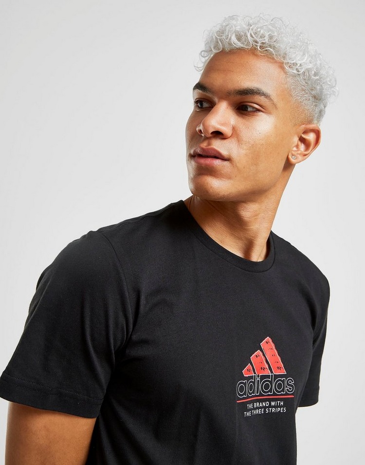 adidas Badge of Sport Centre Logo T-Shirt Heren