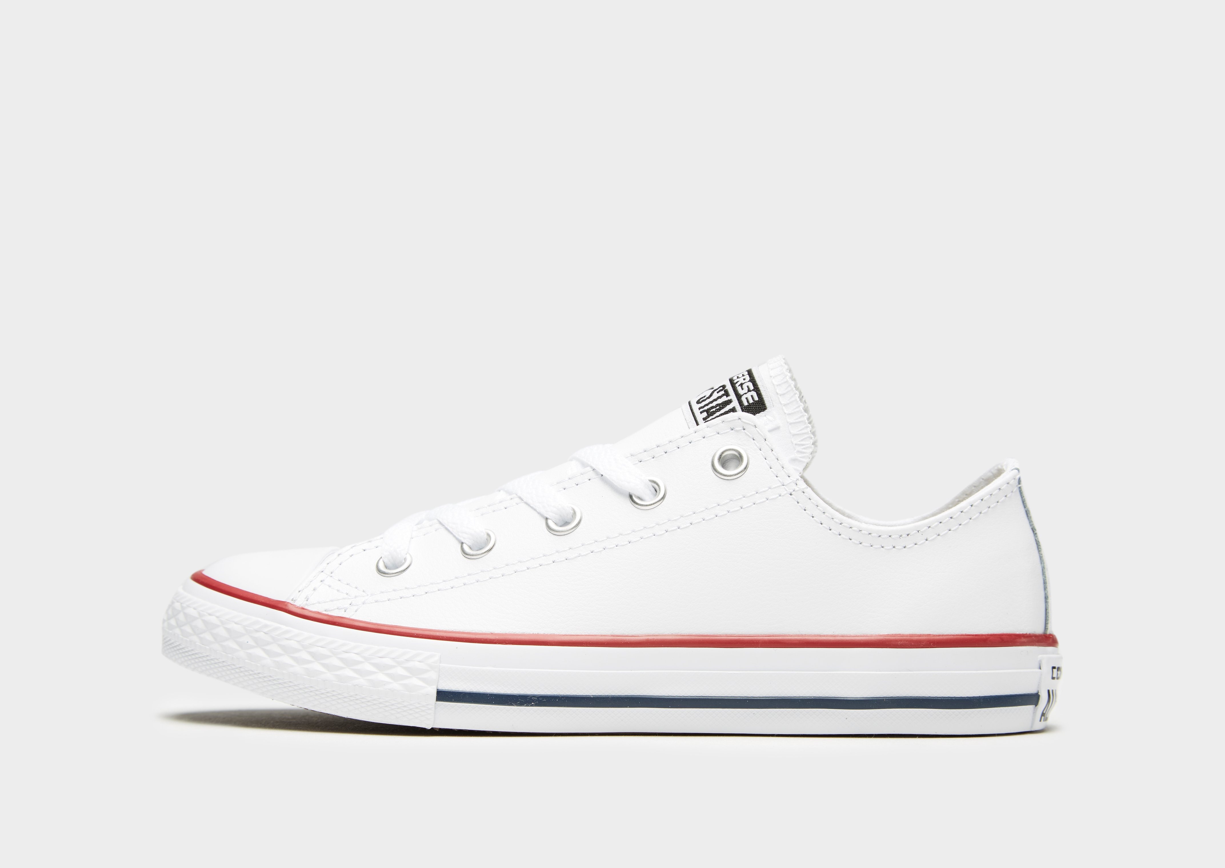 Hvid Converse All Ox Leather - JD Sports Danmark