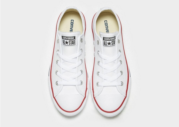 White Converse All Star Ox Leather Children | JD Sports