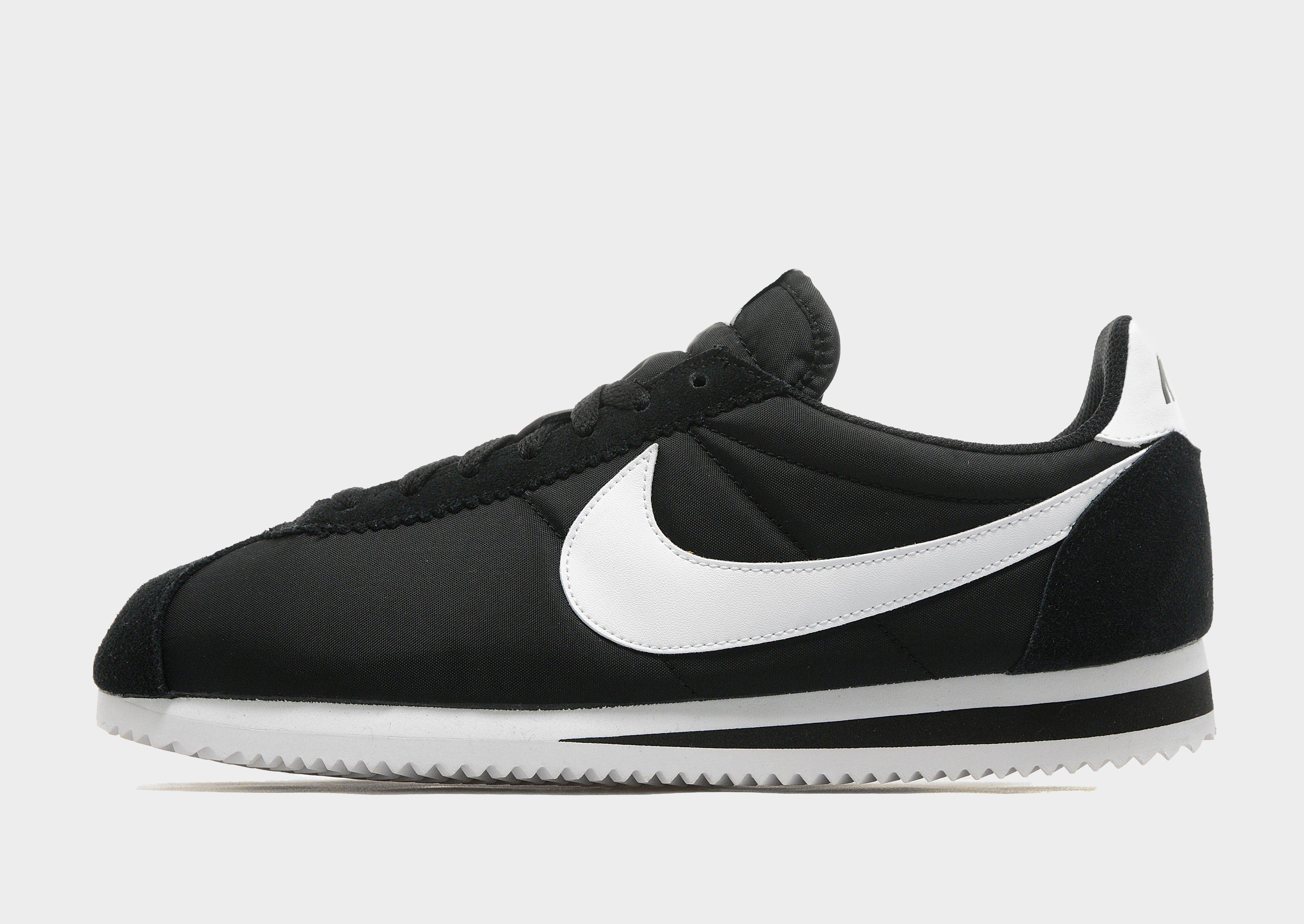 nike cortez nylon homme noir