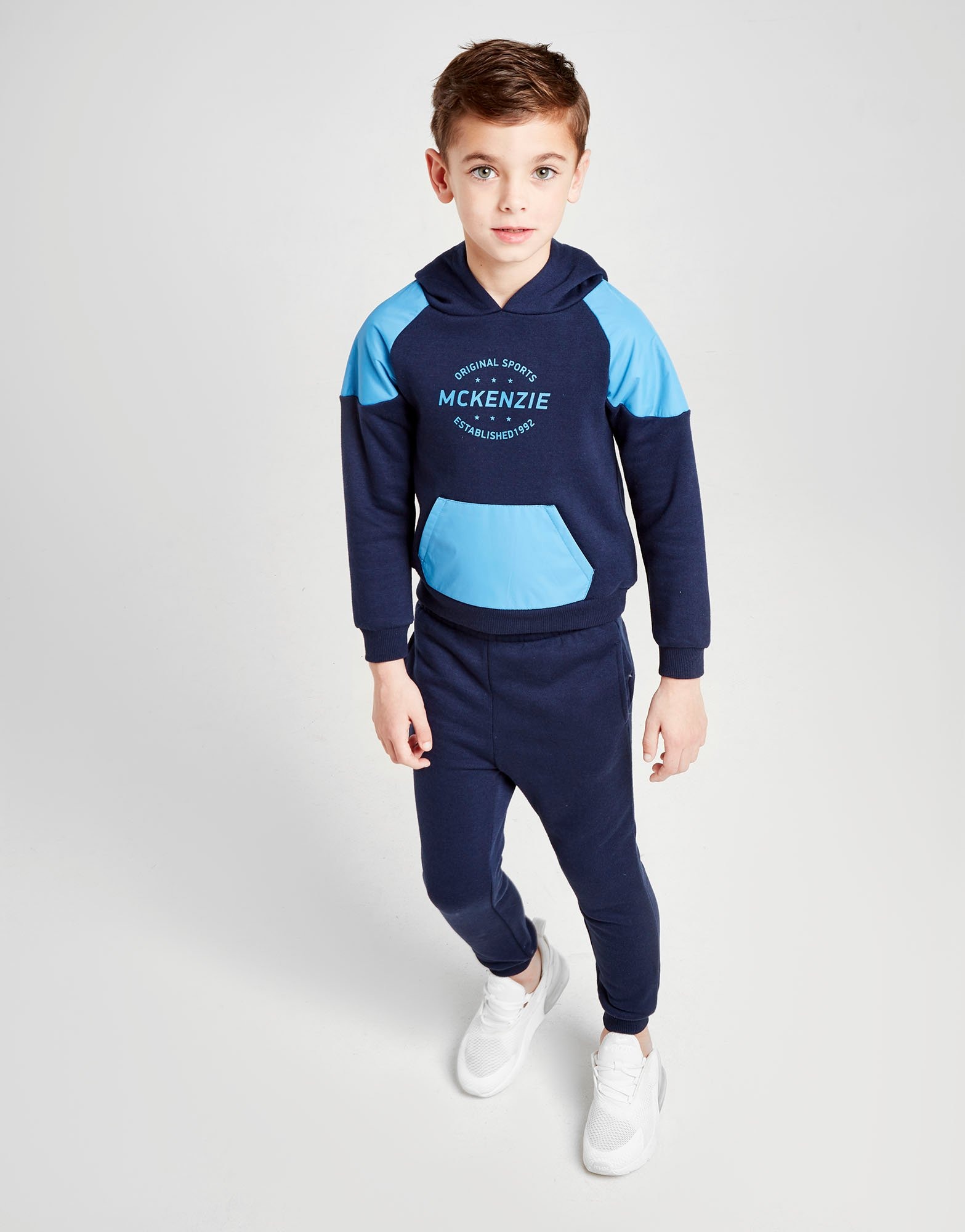 Buy Blue McKenzie Mini Sodalite Hooded Tracksuit Children | JD Sports ...