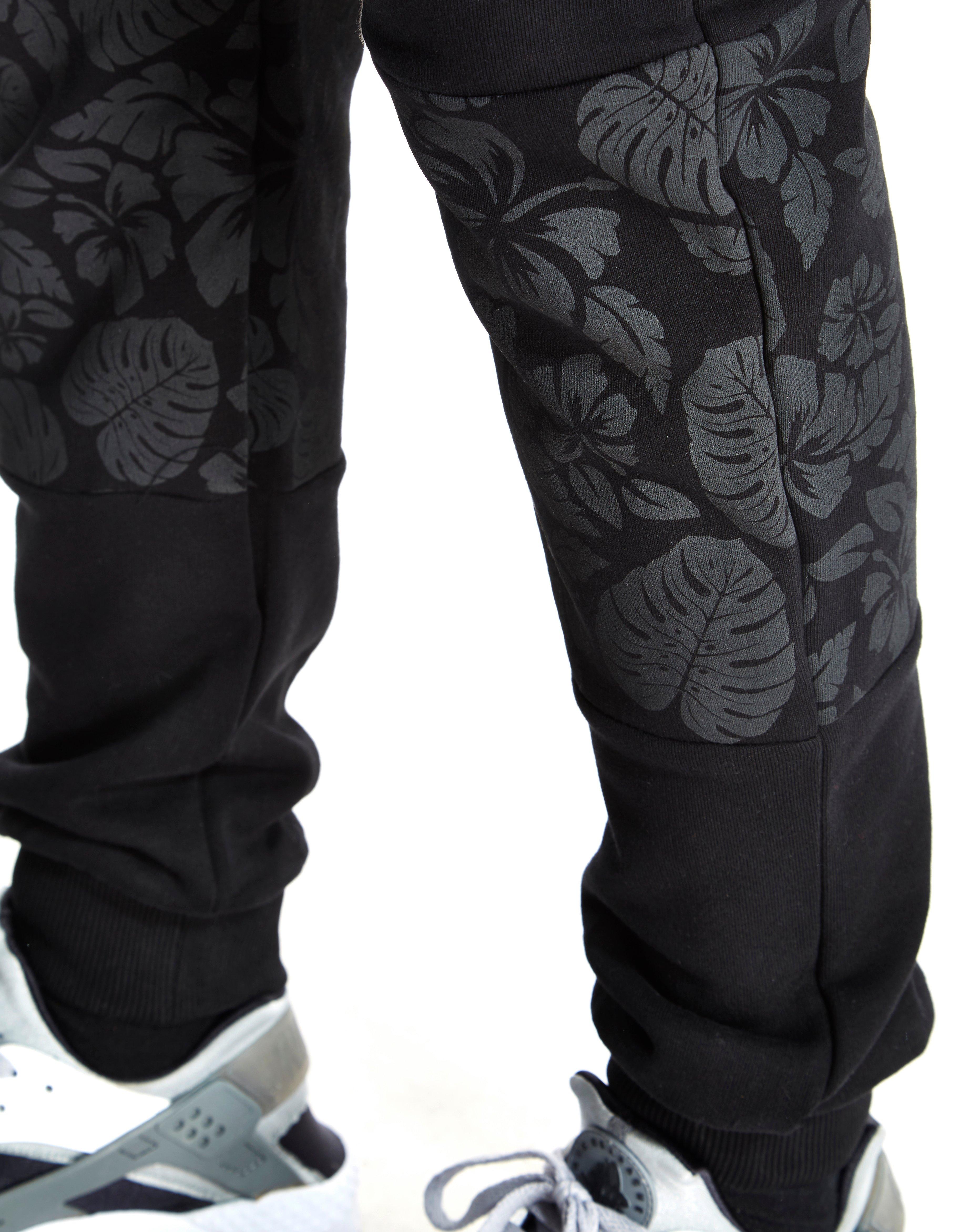 Supply & Demand Black on Black Jogging Bottoms