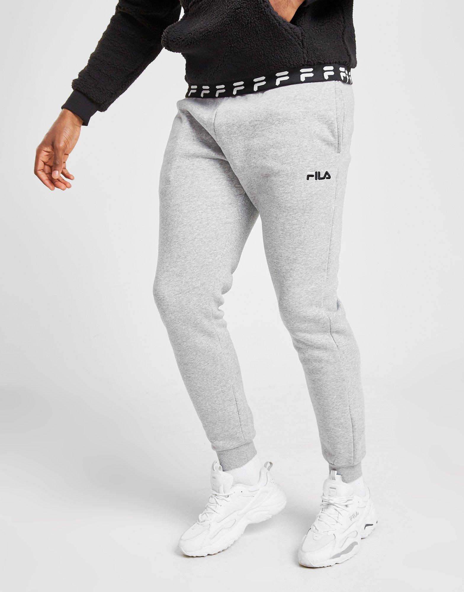 grey fila joggers