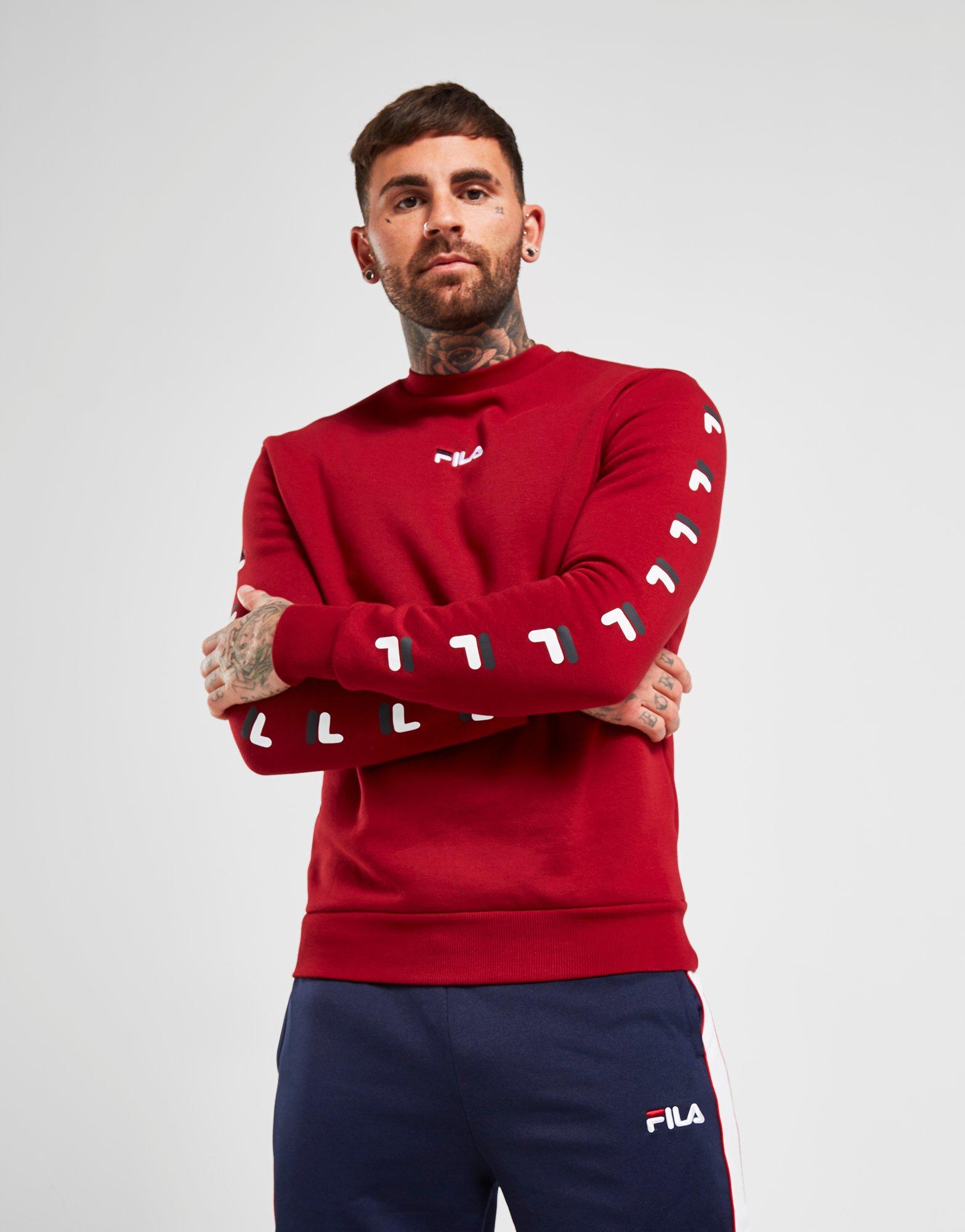 sweat fila rouge