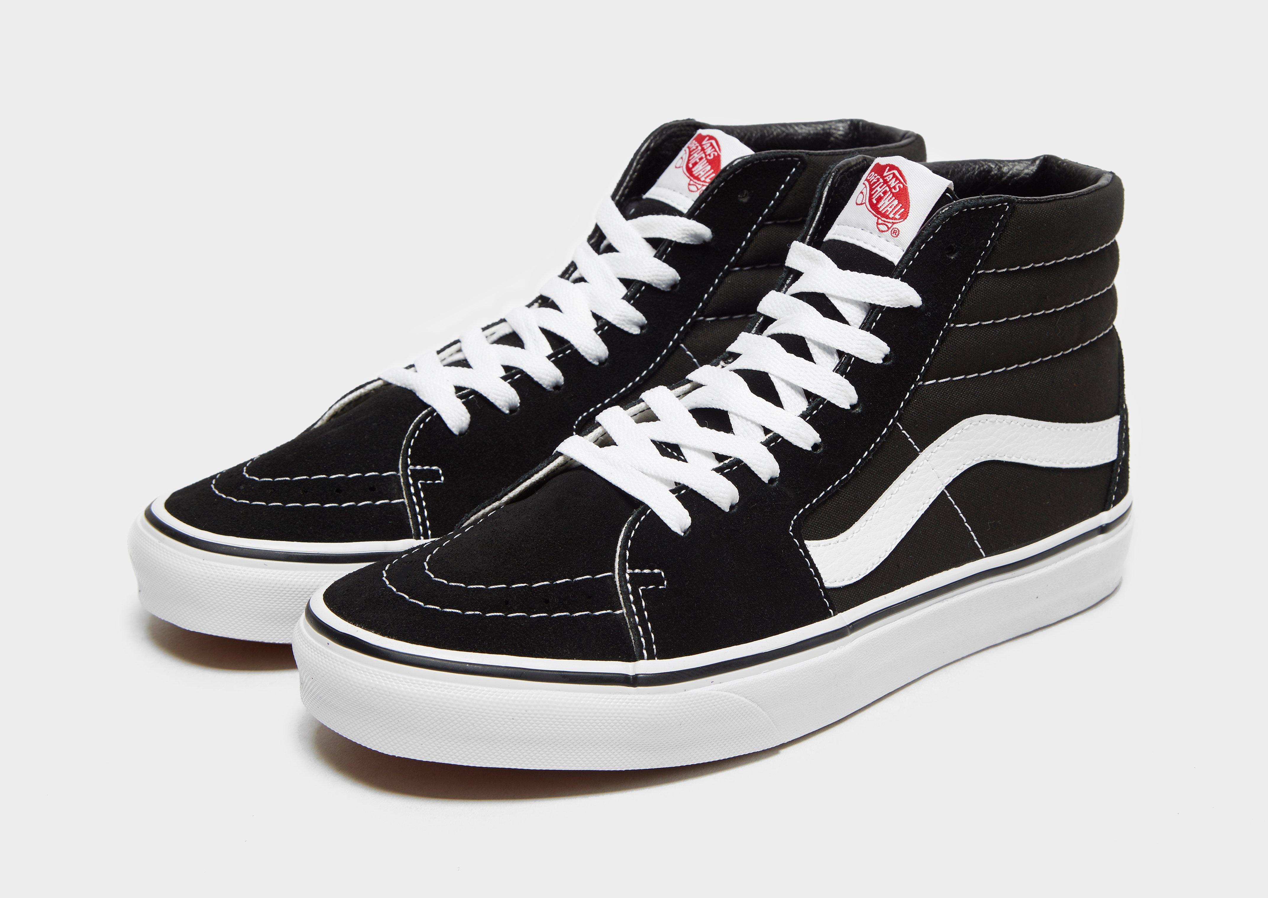 Black Vans Sk8-Hi | JD Sports