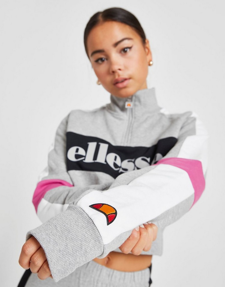 Ellesse Reflective Logo 1/4 Zip Sweatshirt