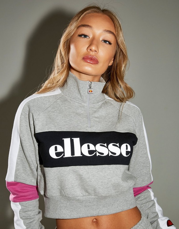 Ellesse Reflective Logo 1/4 Zip Sweatshirt